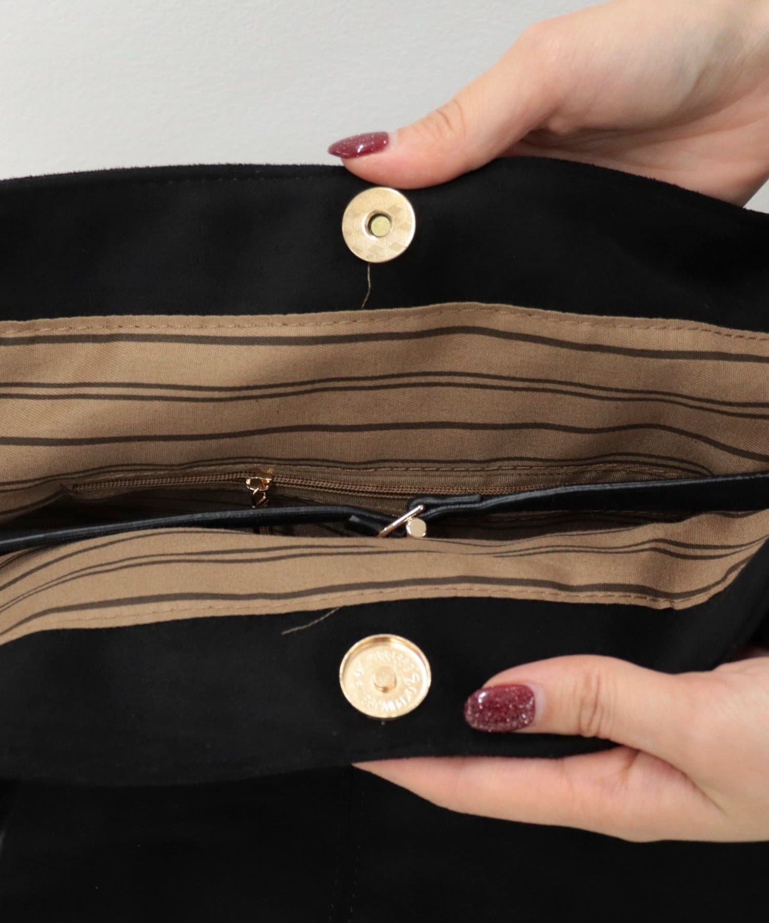 FREDY & GLOSTER(フレディ アンド グロスター) フェイクスエードワイドトートバッグ