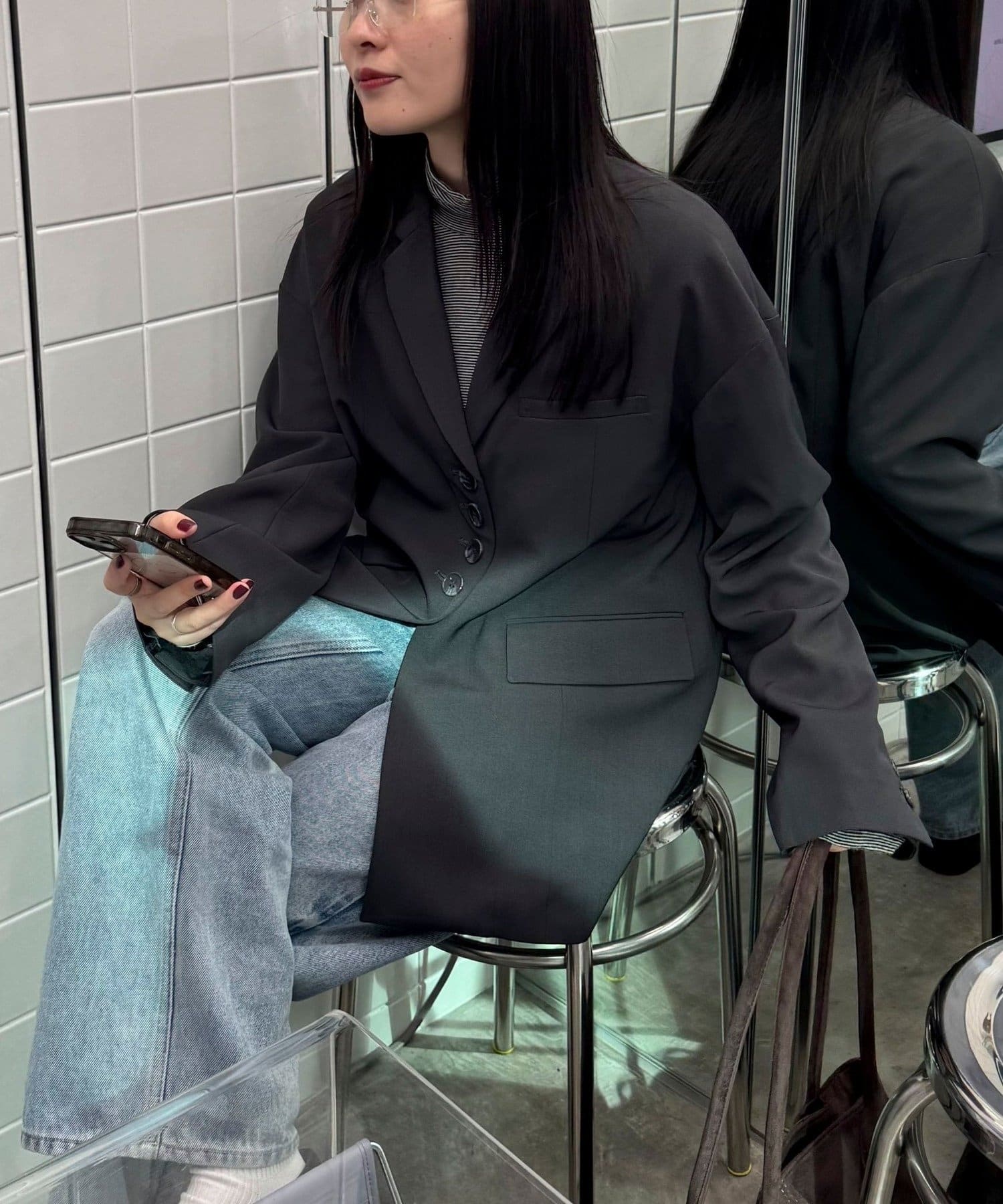 FREDY & GLOSTER(フレディ アンド グロスター) シングルオーバーテーラードジャケット