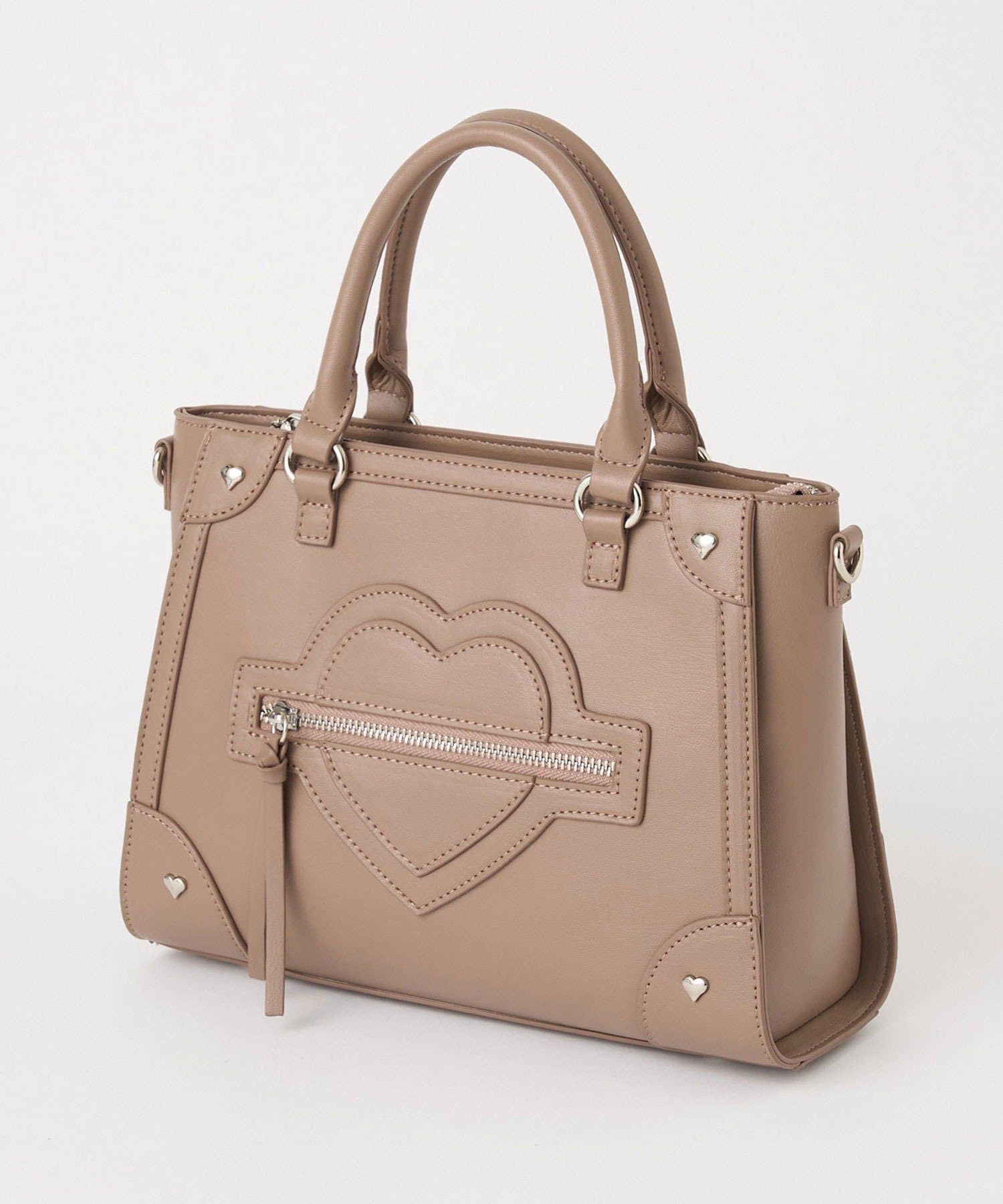 OLIVE des OLIVE(オリーブ デ オリーブ) ハートスタッズバッグ