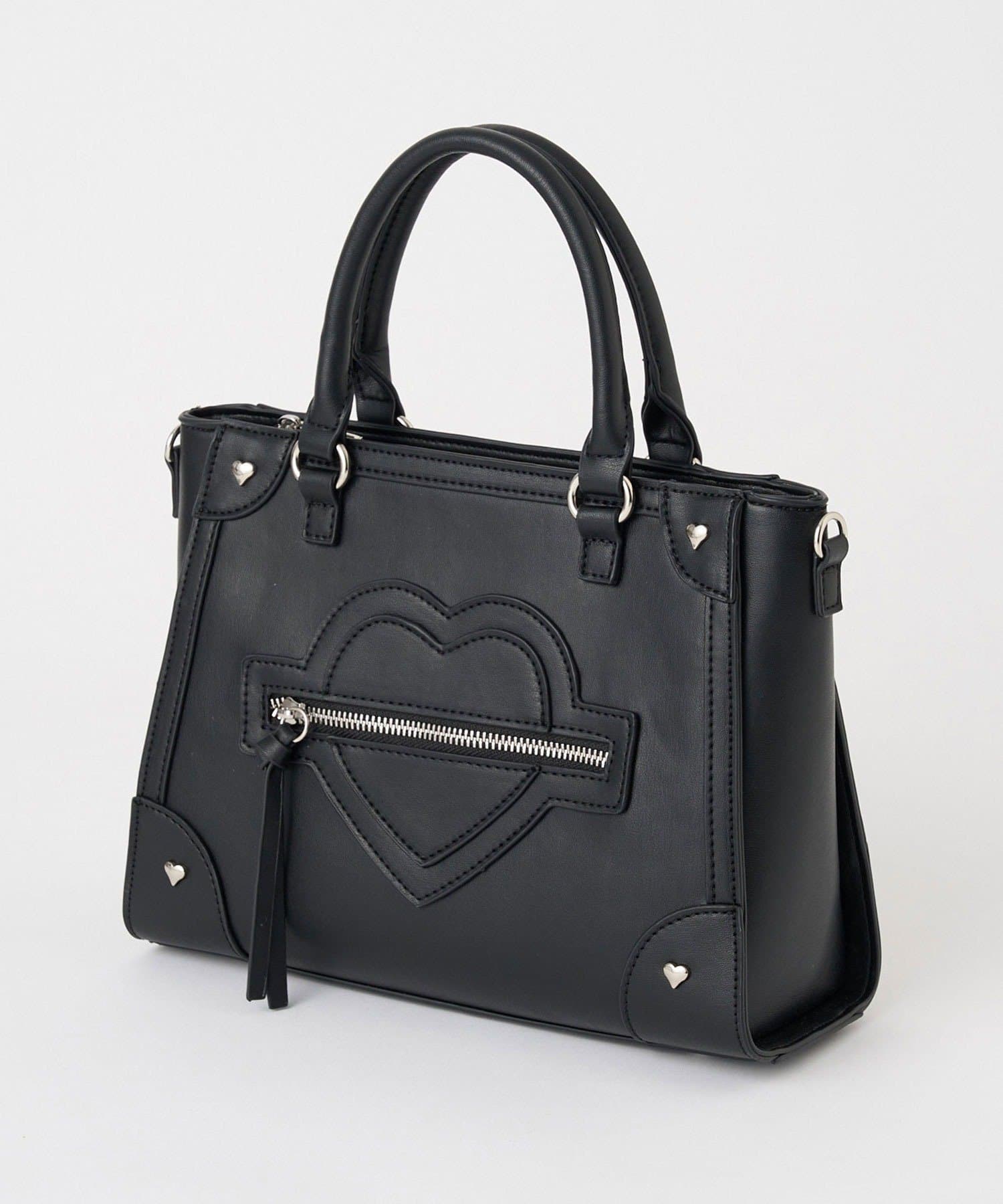 OLIVE des OLIVE(オリーブ デ オリーブ) ハートスタッズバッグ