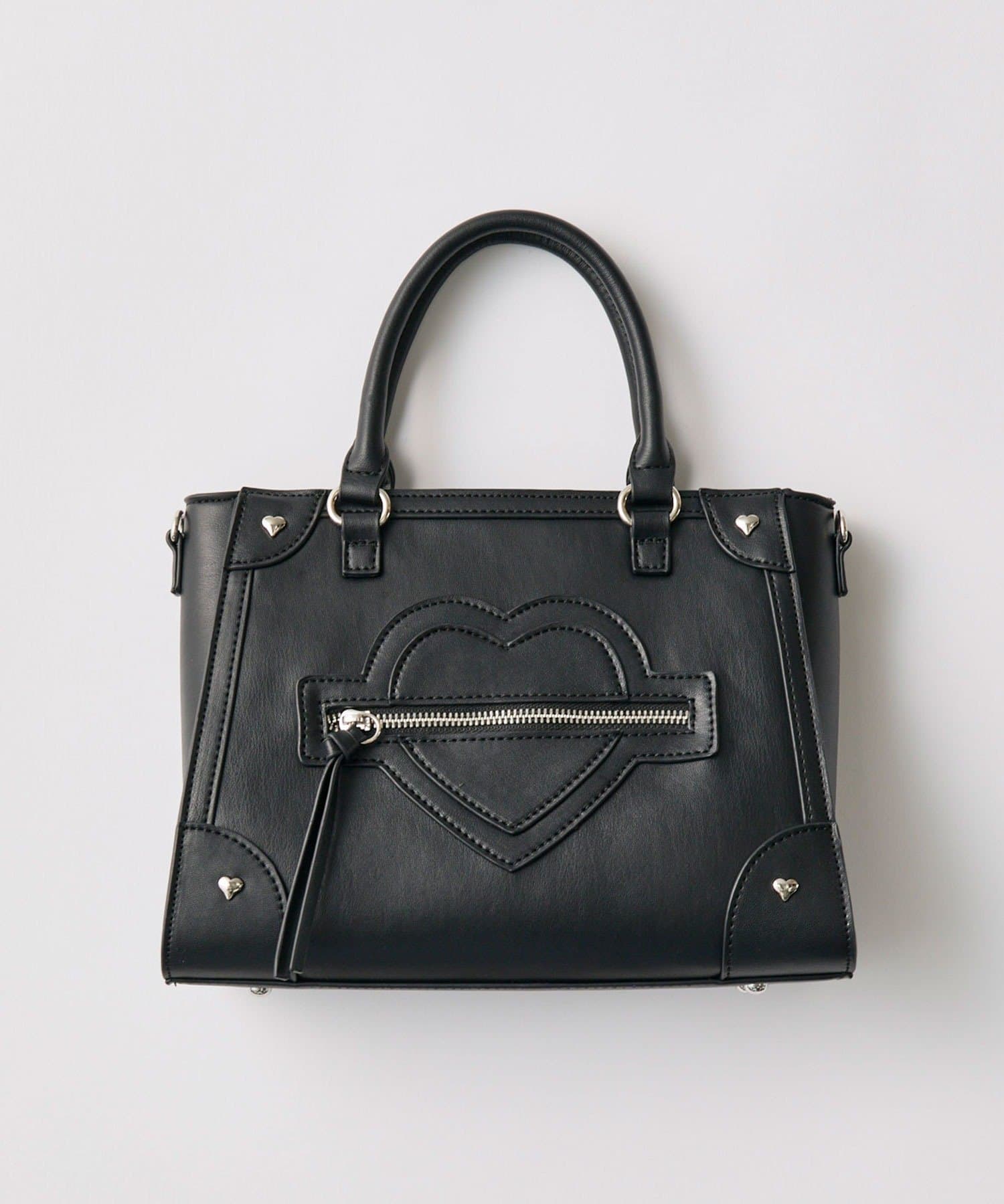 OLIVE des OLIVE(オリーブ デ オリーブ) ハートスタッズバッグ