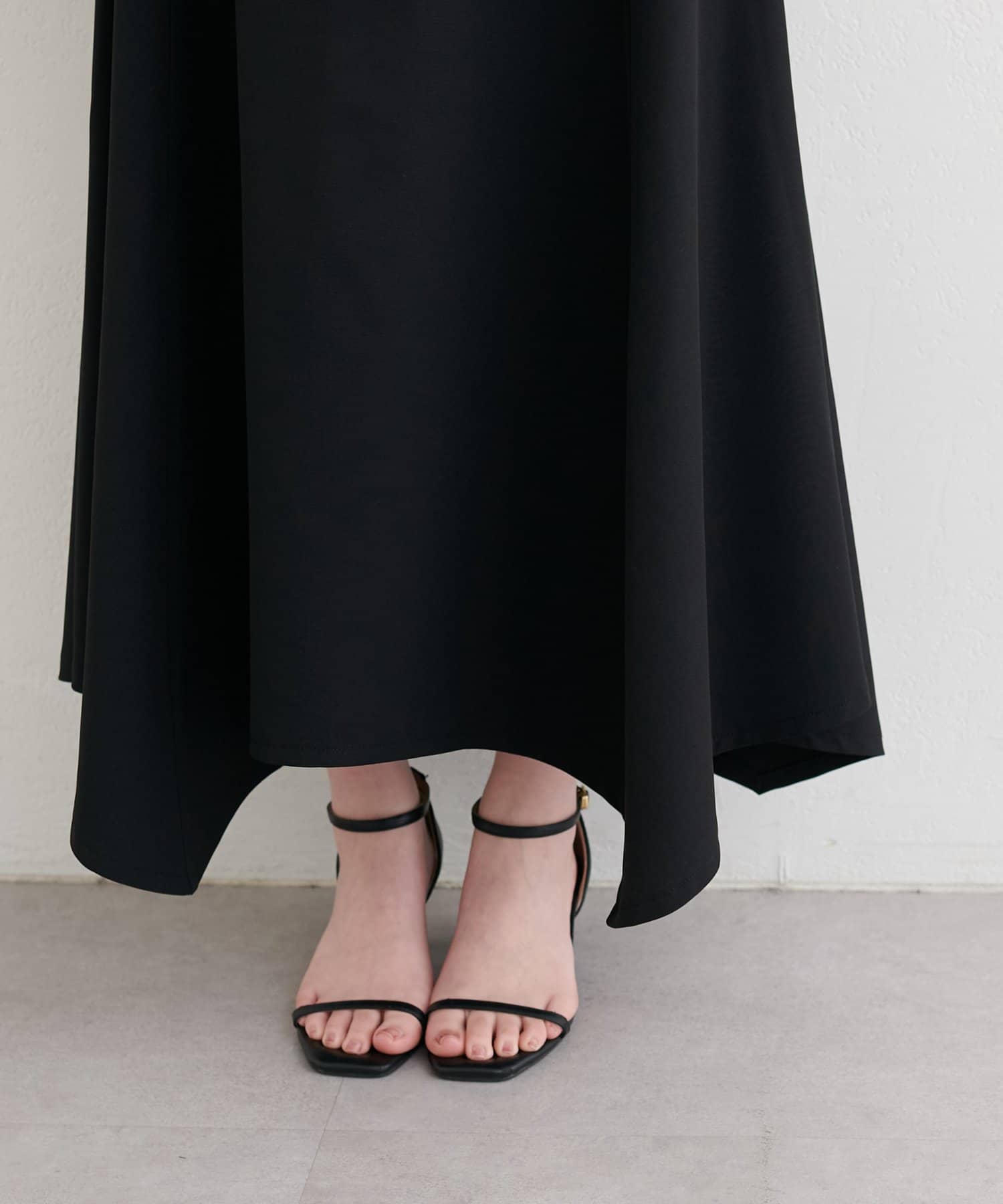 natural couture(ナチュラルクチュール) サイド釦イレヘムスカート