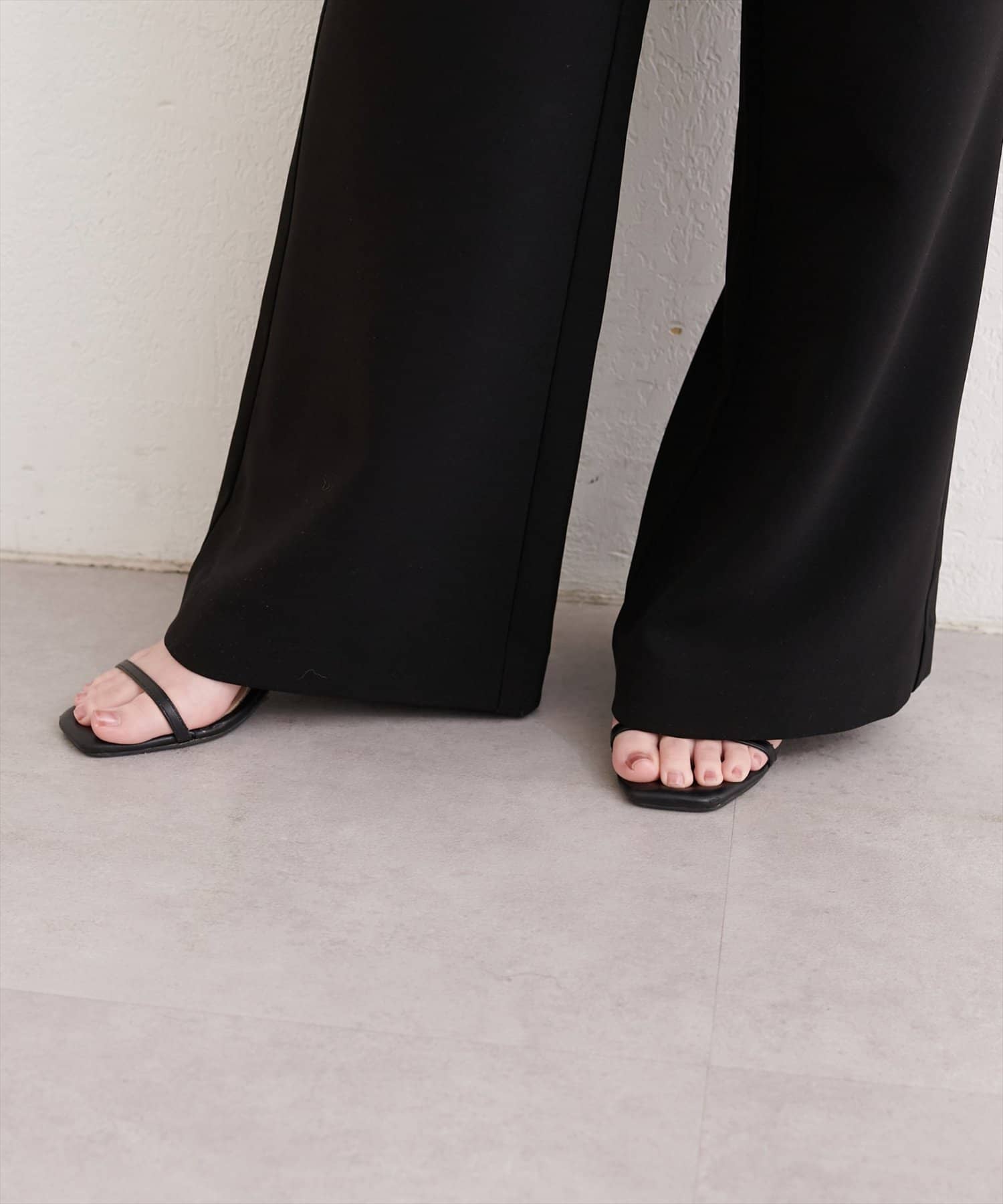 natural couture(ナチュラルクチュール) とろみイージーパンツ