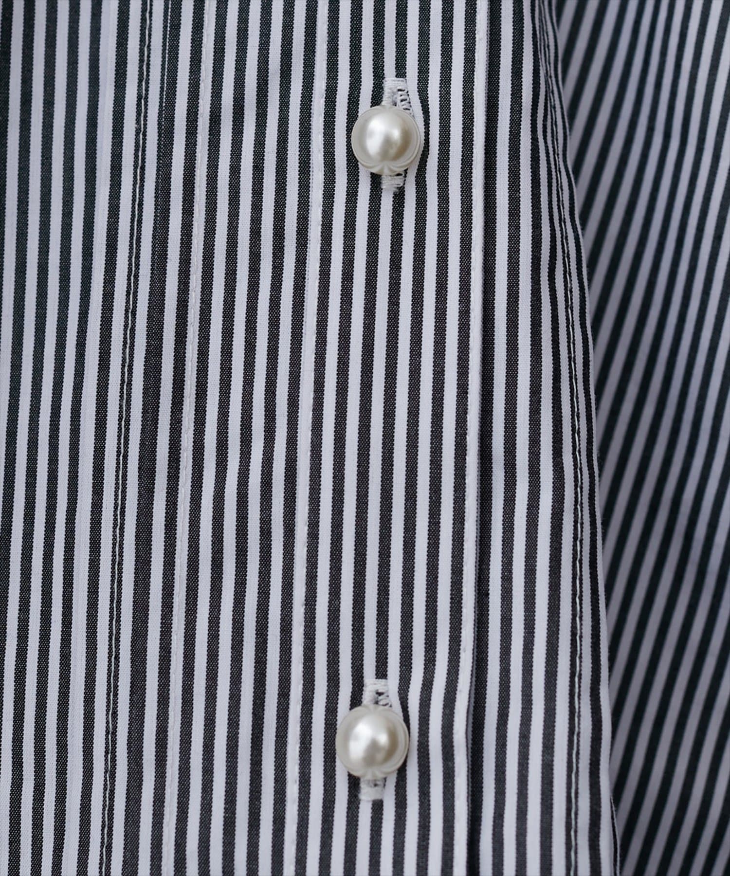 natural couture(ナチュラルクチュール) プチハイフリルブラウス