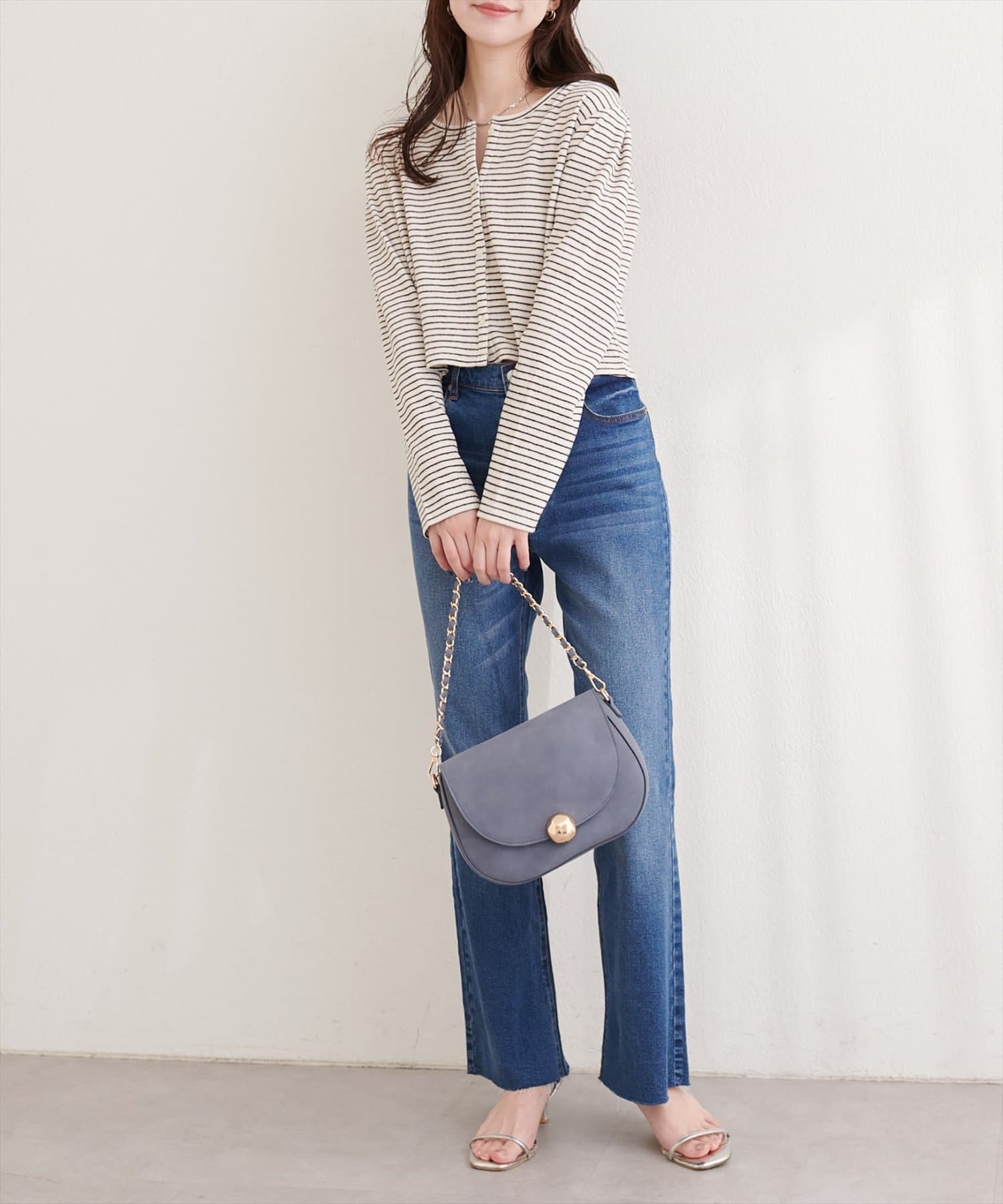 natural couture(ナチュラルクチュール) 起毛フラッフィー２WAYカーデ