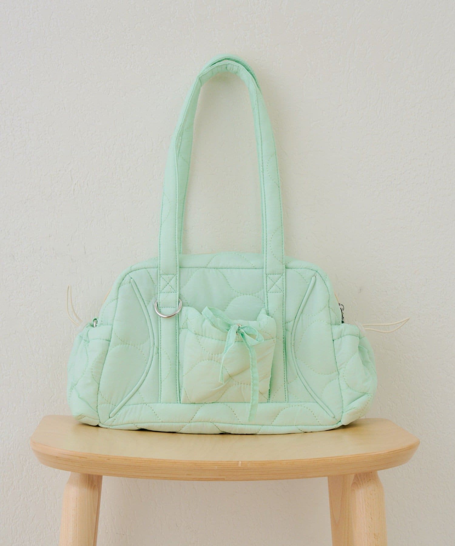 NICE CLAUP / OLIVE des OLIVE OUTLET(ナイスクラップ  / オリーブ デ オリーブ アウトレット) 【RMAF】キルティングボストン