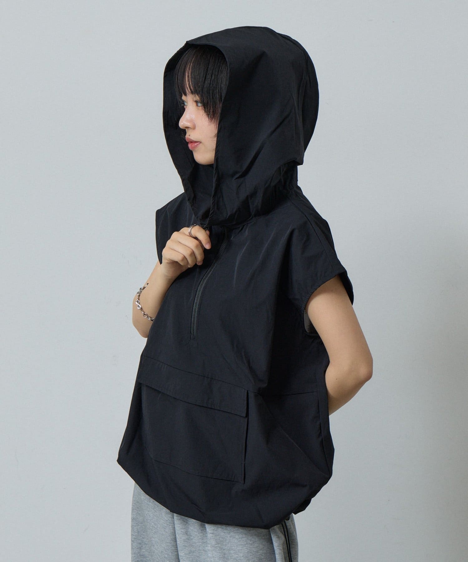 -goocy-(グーシー) 【ラッシュガード】フード付きビッグポケット