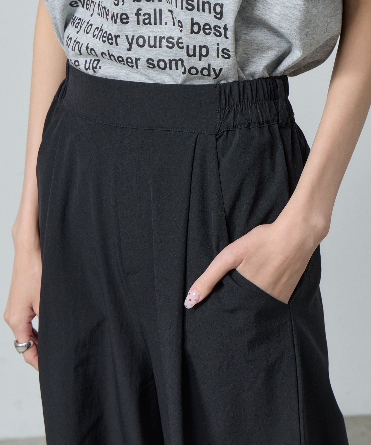 -goocy-(グーシー) 【ラッシュガード】タックワイドパンツ