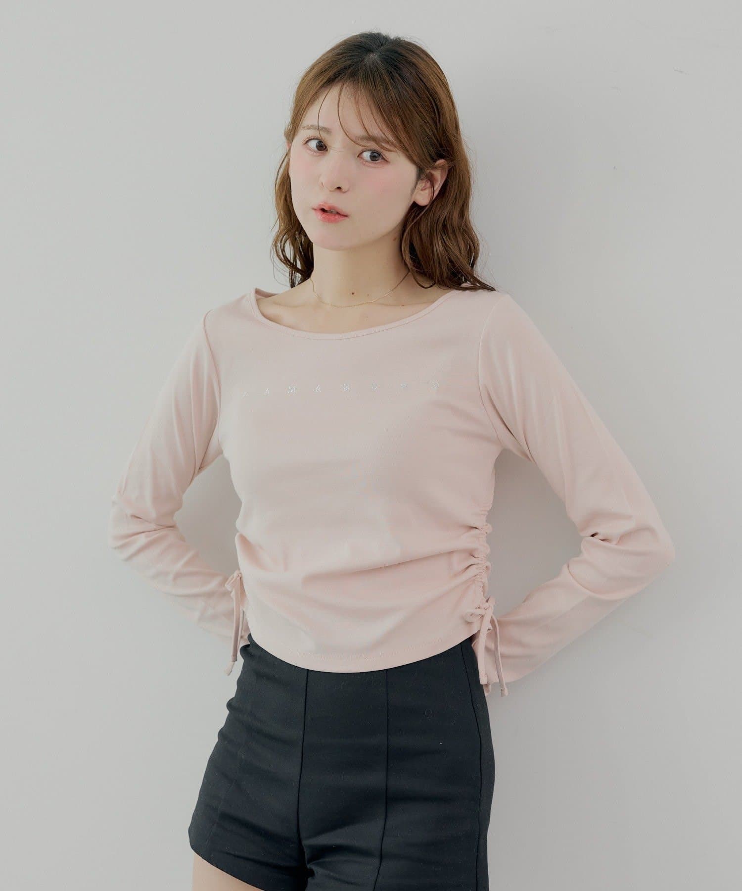 Chico(チコ) ラインストーンロゴロンT