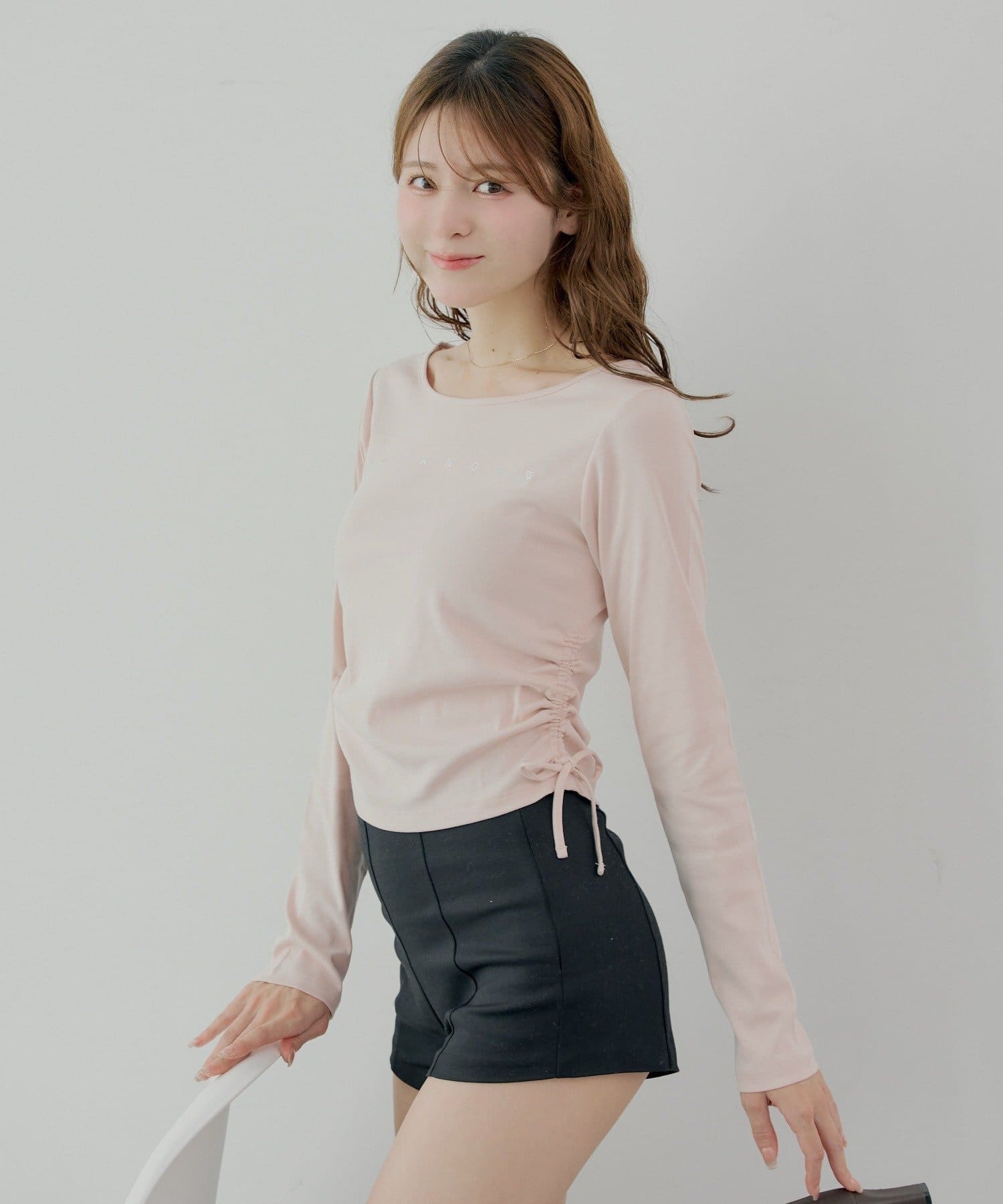 Chico(チコ) ラインストーンロゴロンT