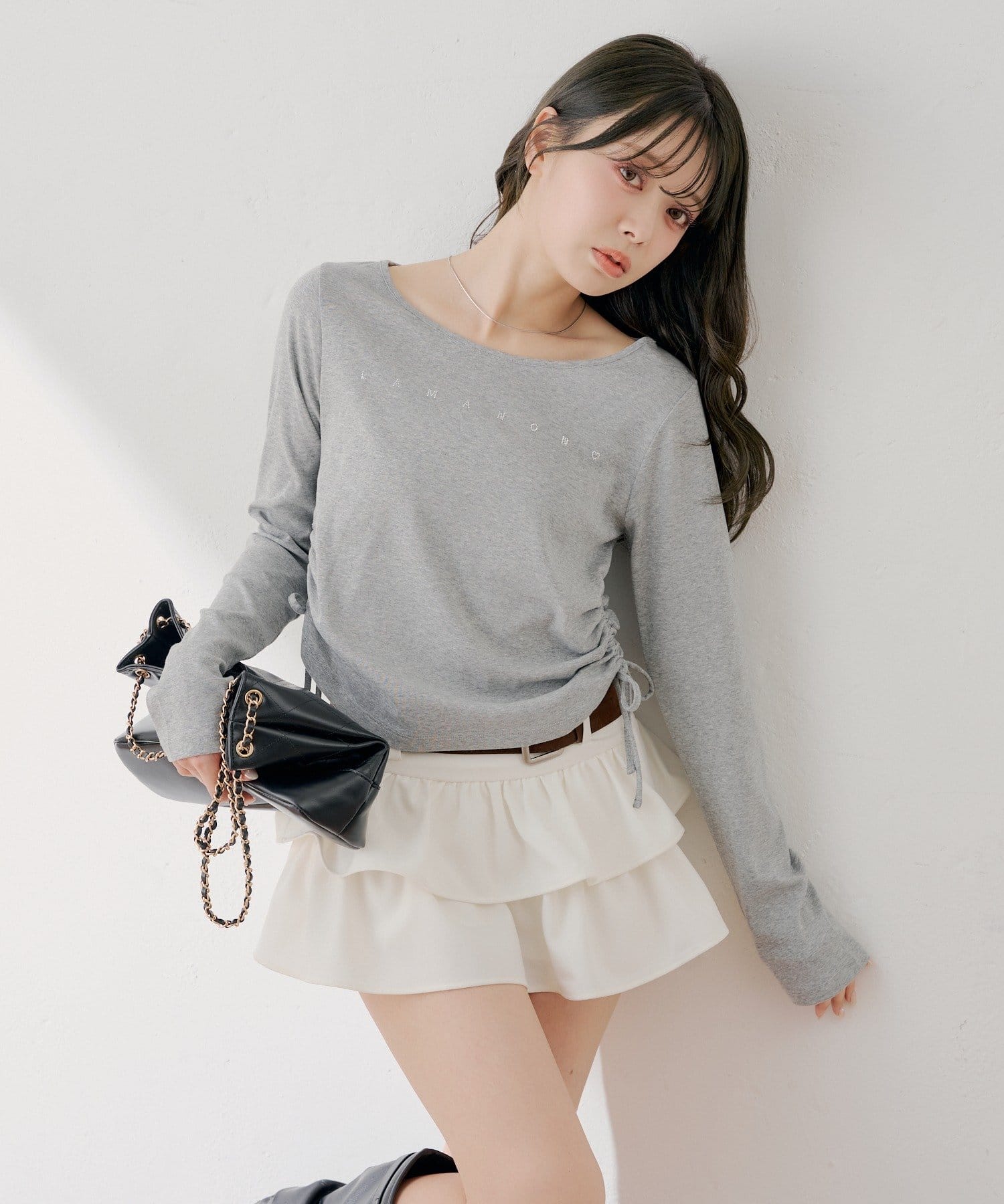 Chico(チコ) ラインストーンロゴロンT