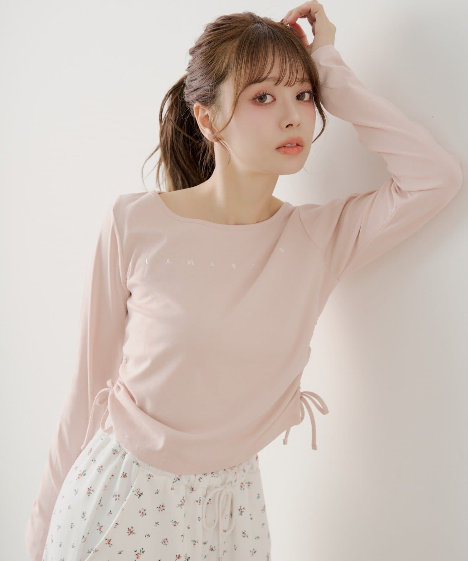 Chico(チコ) ラインストーンロゴロンT