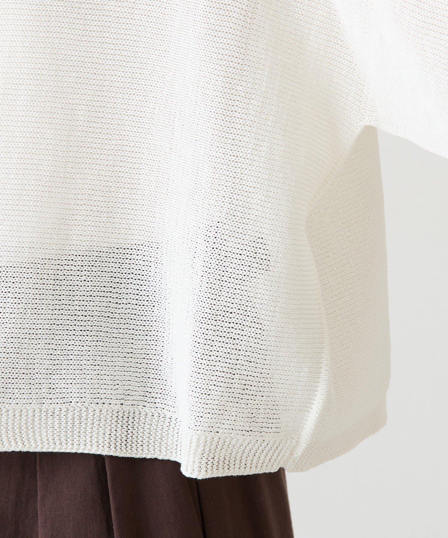 COLLAGE GALLARDAGALANTE(コラージュ ガリャルダガランテ) 【二の腕カバー】シャーリーカーンハーフスリーブニット