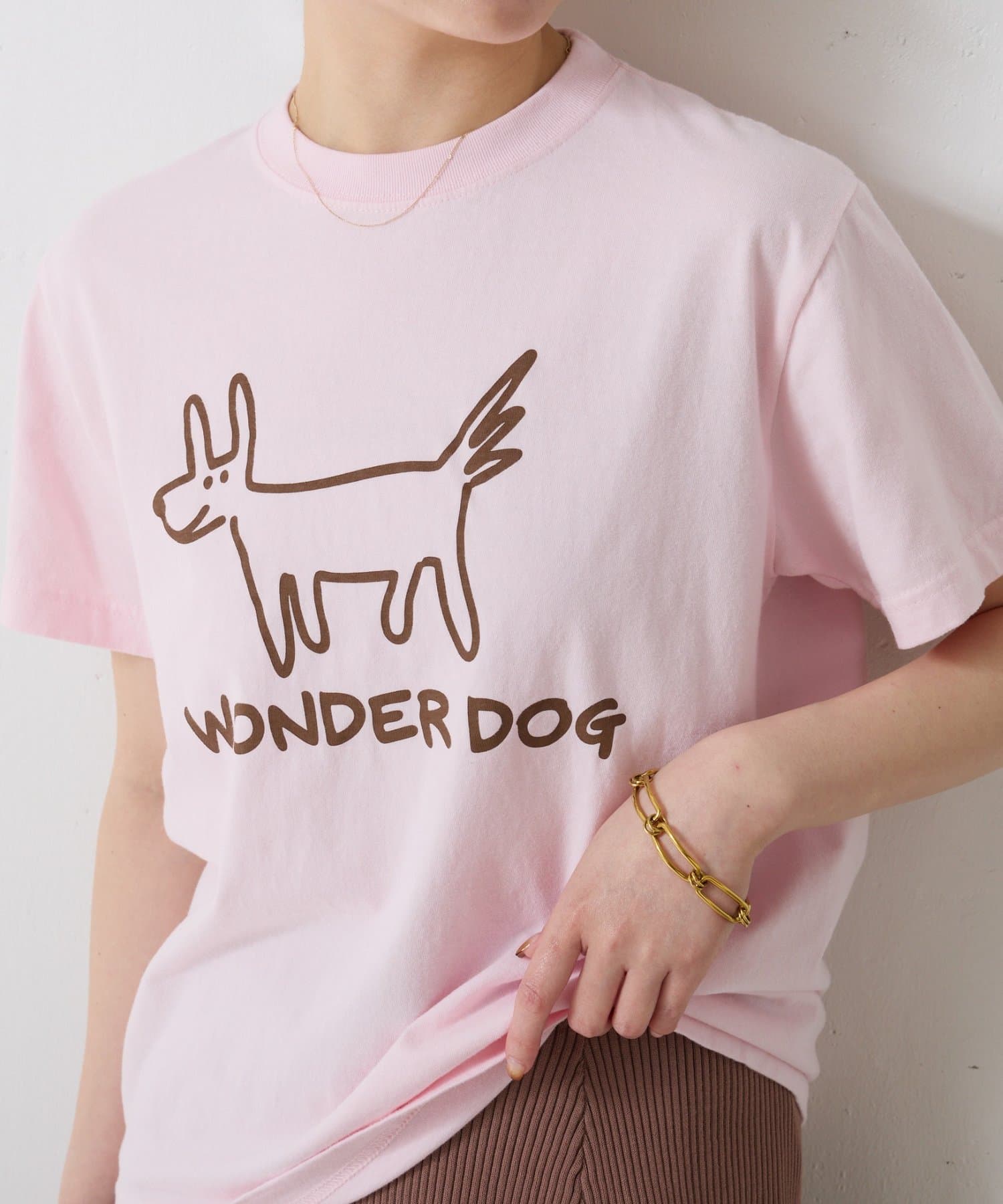 COLLAGE GALLARDAGALANTE(コラージュ ガリャルダガランテ) 【REGENCY WORKS/リージェンシー ワークス】ドッグプリントTシャツ