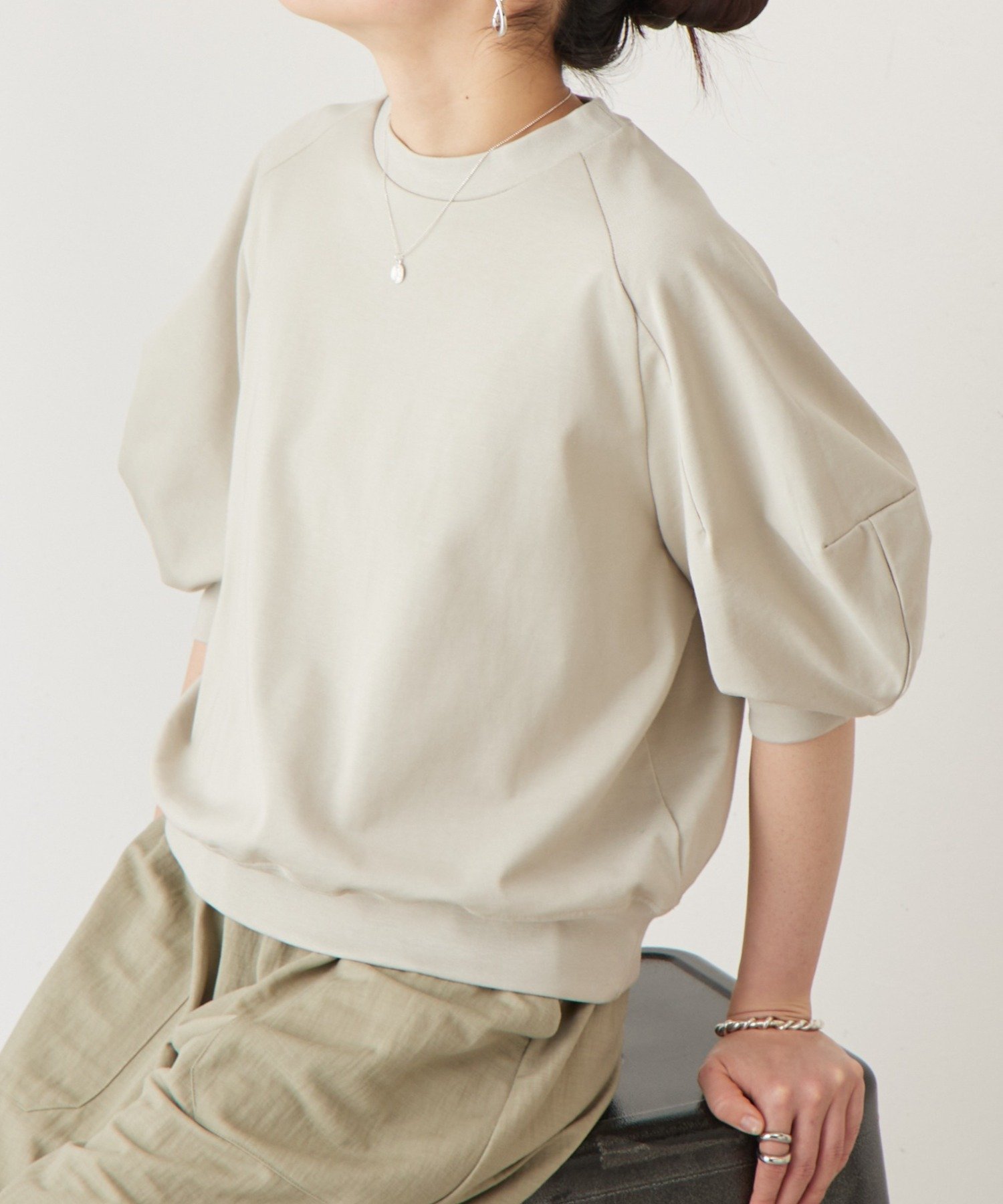 BEARDSLEY(ビアズリー) 《2/12(木)12:00予約開始》ランタンスリーブTee