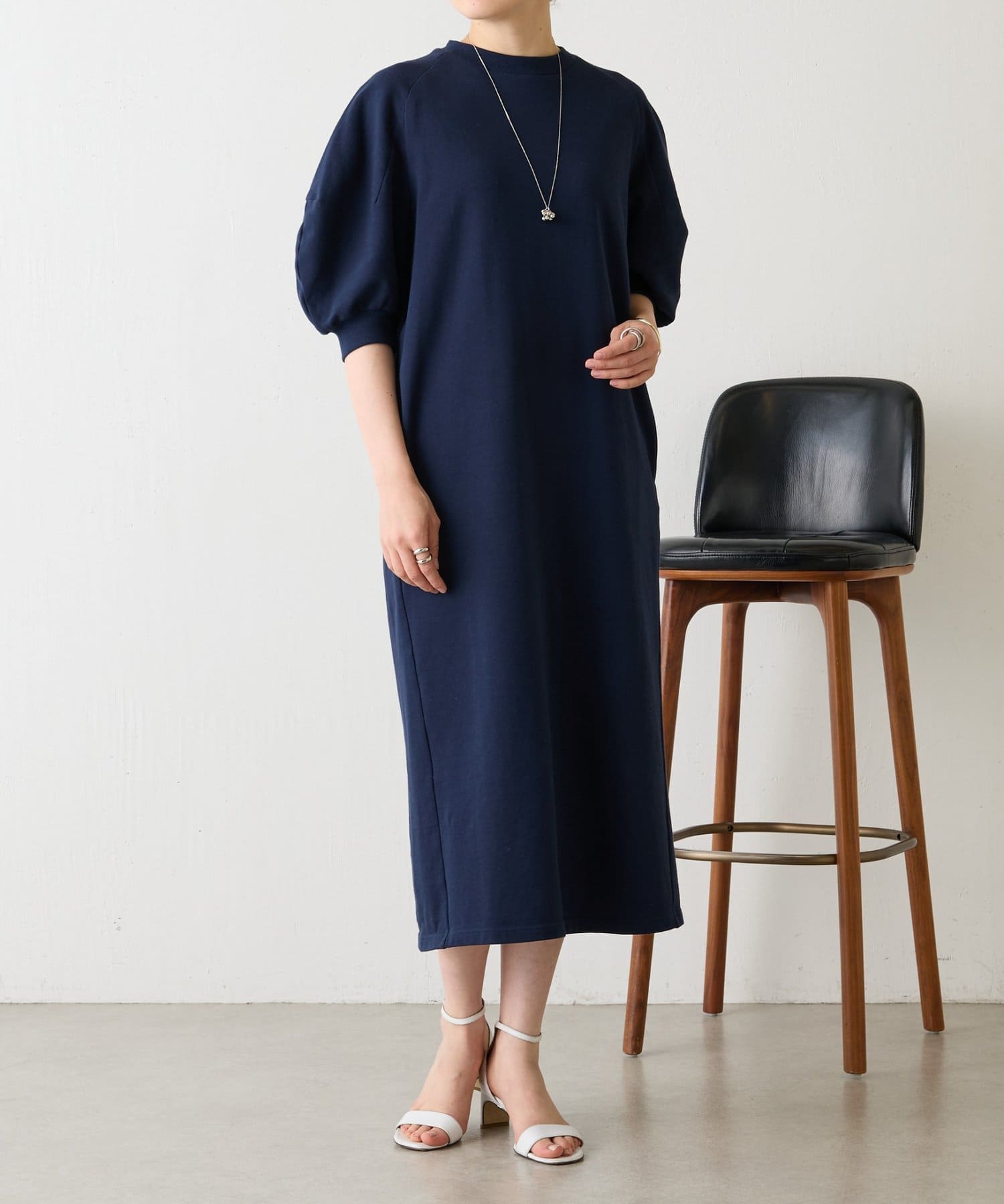 BEARDSLEY(ビアズリー) 《2/12(木)12:00予約開始》ランタンスリーブウラケワンピース