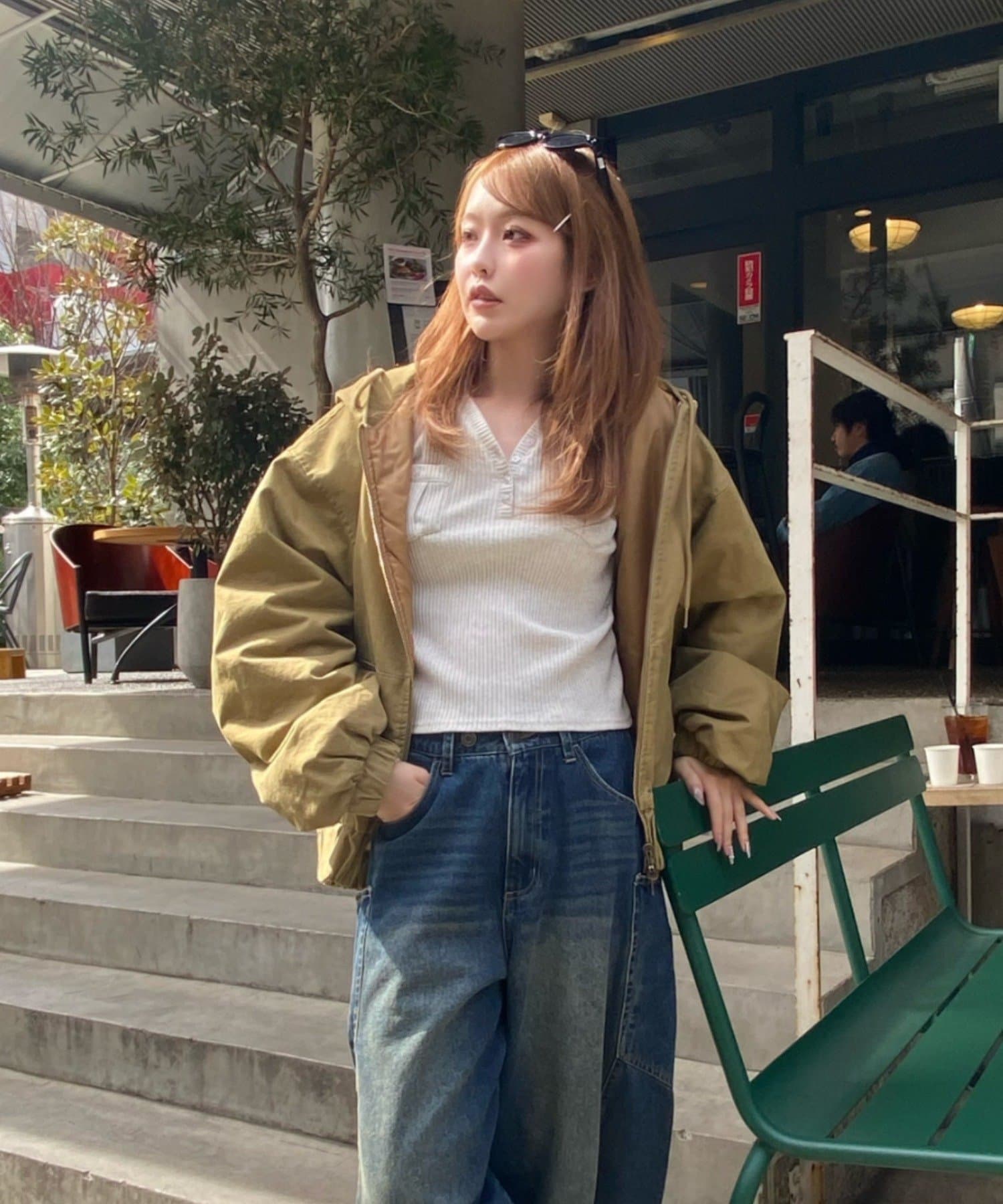 RAY CASSIN(レイカズン) オーバーサイズフードパーカー / ブルゾン