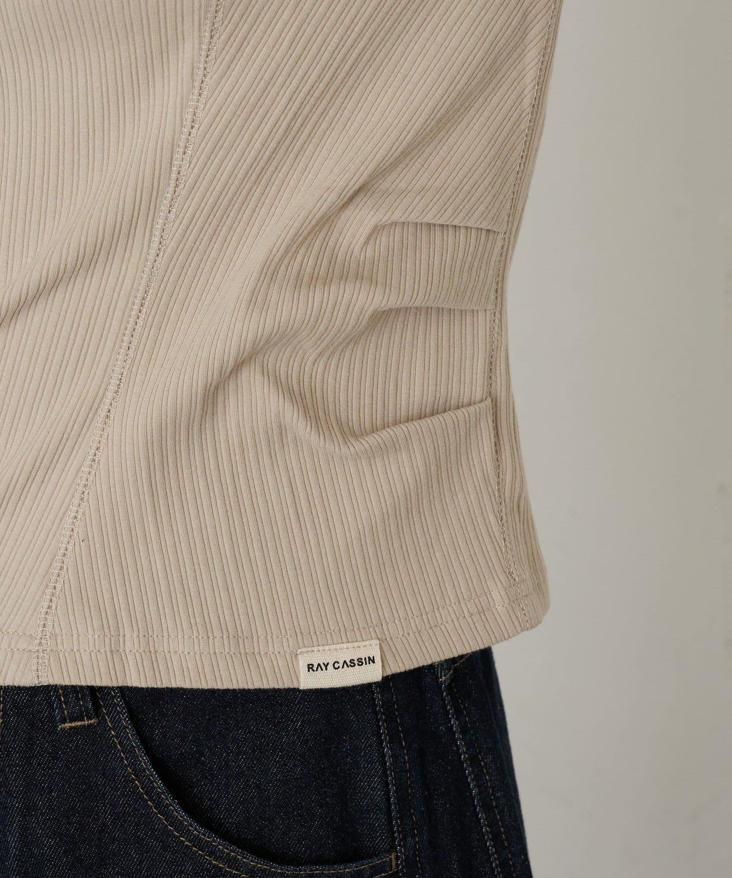 RAY CASSIN(レイカズン) フードヘンリーロンT