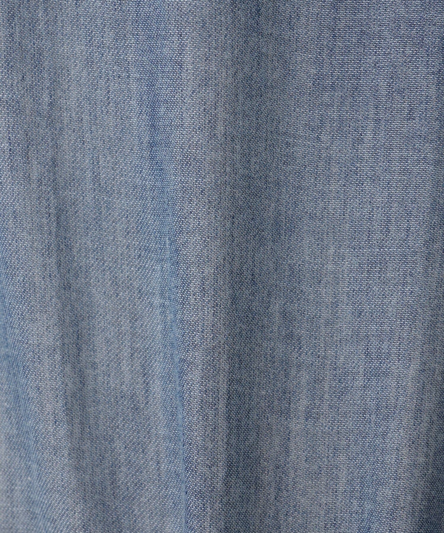 BEARDSLEY(ビアズリー) 《2/15(日)12：00予約開始》シフォンデニムシャツワンピース