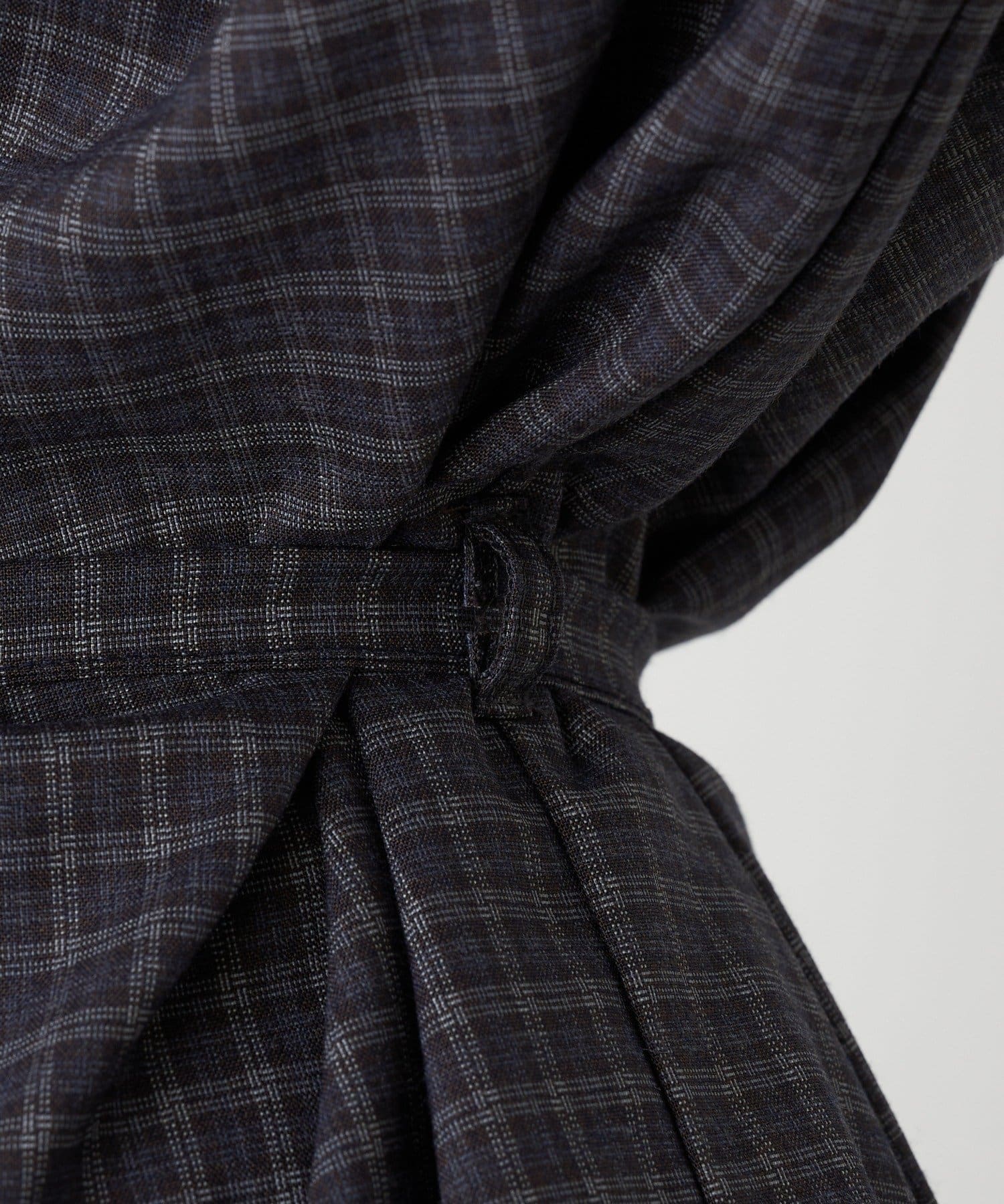 RAY CASSIN(レイカズン) 【SET UPで着られる！】オーバーサイズ胸刺繡チェックシャツ