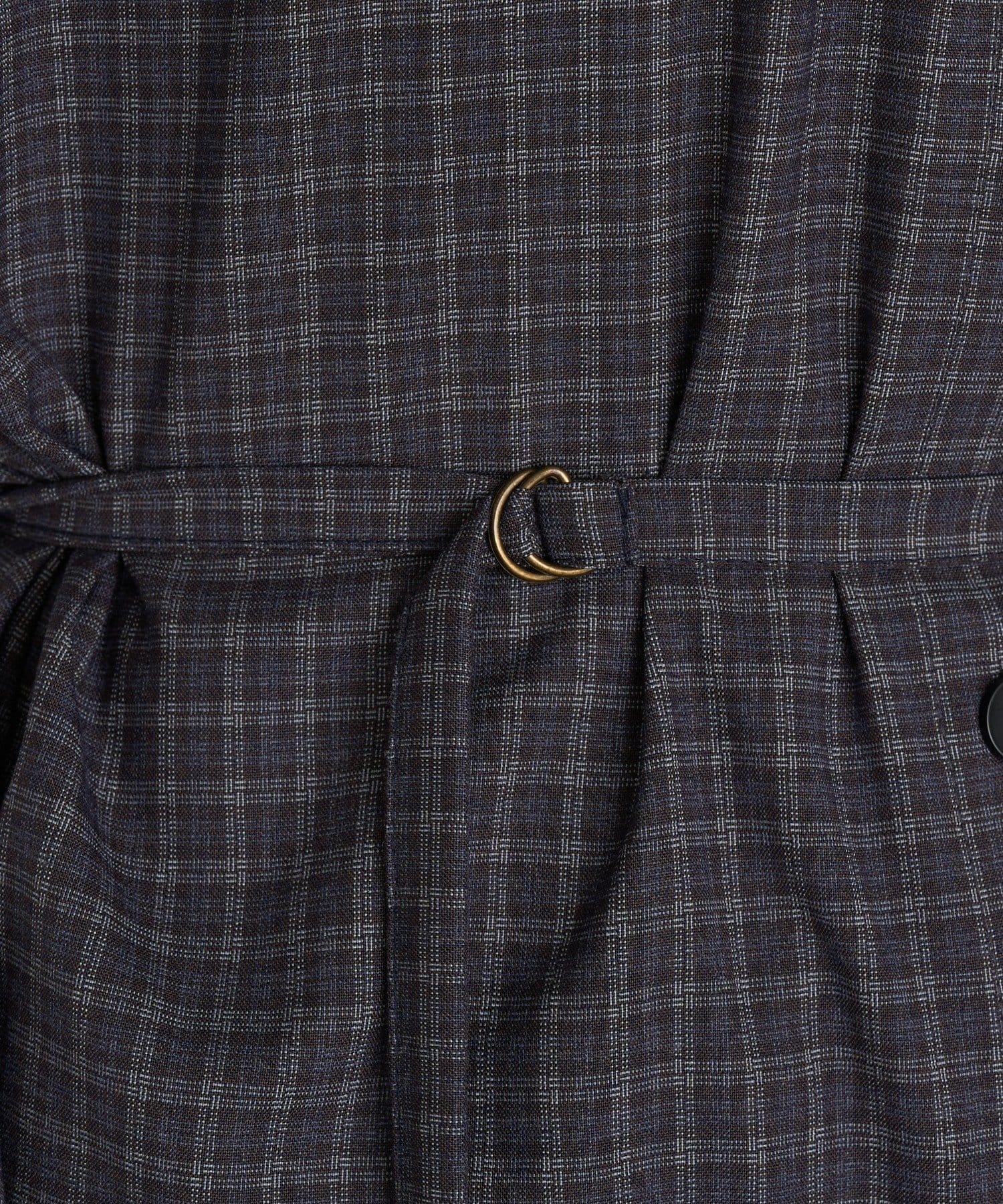 RAY CASSIN(レイカズン) 【セットアップで着られる】オーバーサイズ胸刺繡チェックシャツ