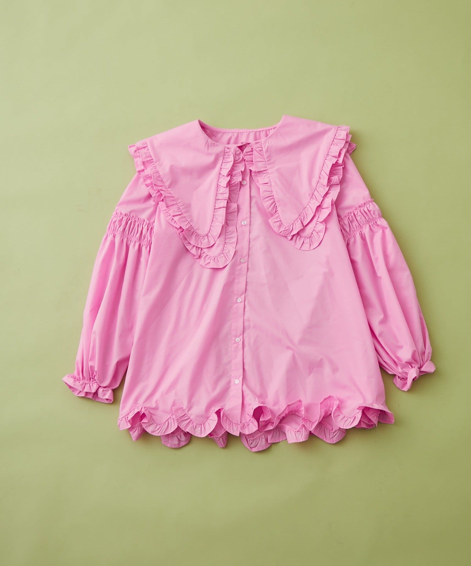 w closet(ダブルクローゼット) 【2月12日予約受付開始！あみこ企画第4弾♪】Amふりふりミニワンピース