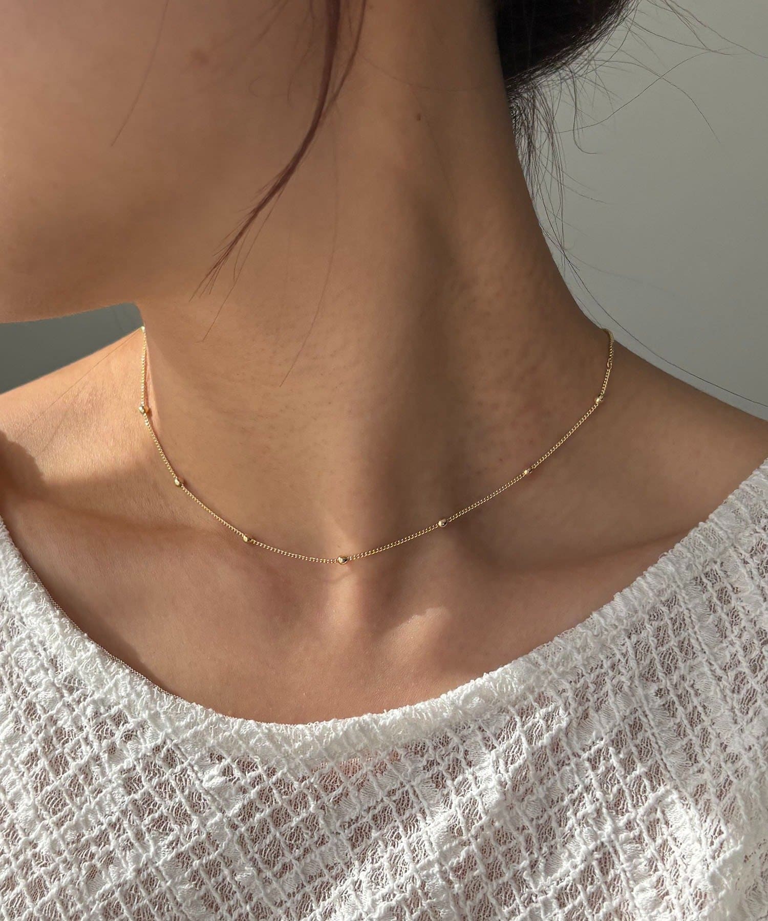 CAPRICIEUX LE'MAGE(カプリシュレマージュ) 〈GOLDY/ゴールディ〉ビーズチェーンSETネックレス