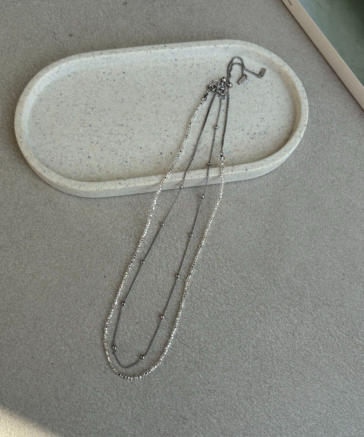 CAPRICIEUX LE'MAGE(カプリシュレマージュ) 〈GOLDY/ゴールディ〉ビーズチェーンSETネックレス