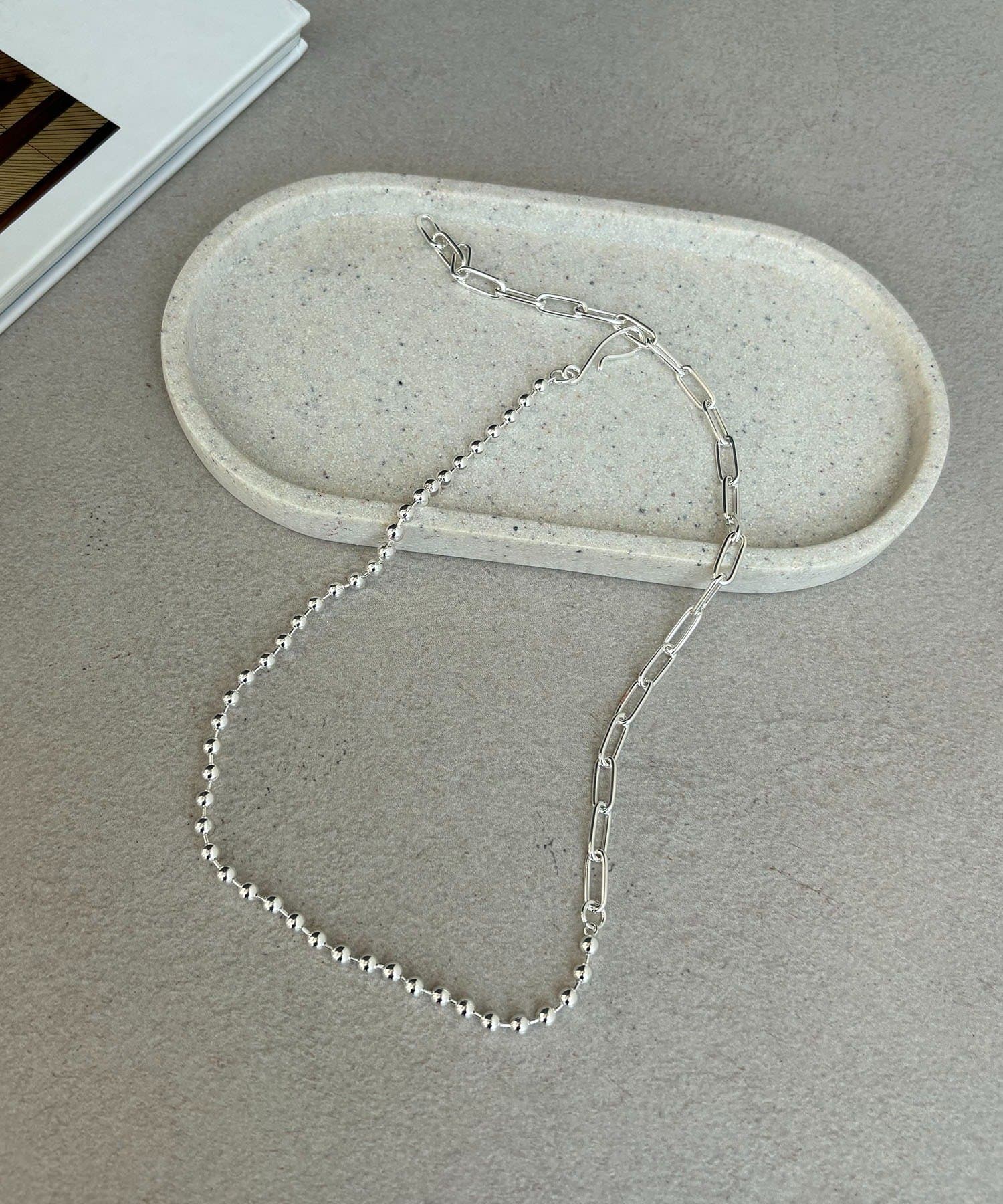 CAPRICIEUX LE'MAGE(カプリシュレマージュ) 〈GOLDY/ゴールディ〉ボールチェーンMIXネックレス