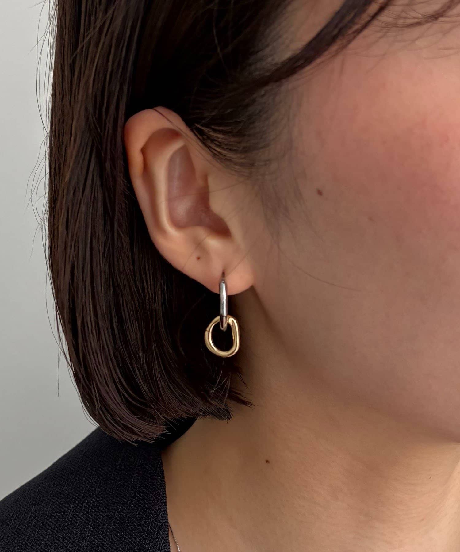 CAPRICIEUX LE'MAGE(カプリシュレマージュ) 〈GOLDY/ゴールディ〉2WAYリングピアス