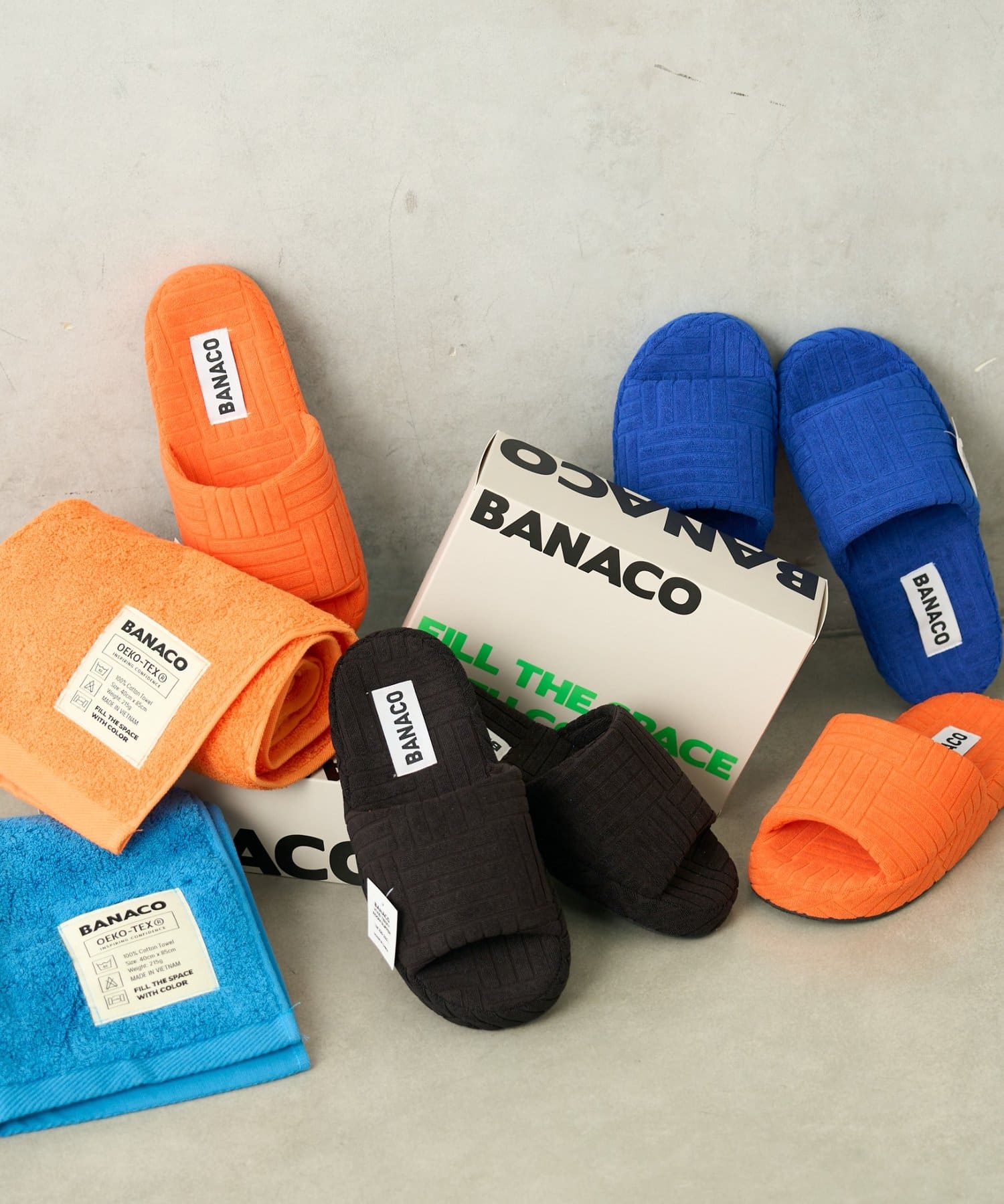 BIRTHDAY BAR(バースデイバー) 【BANACO バナコ】VIVID TERRY ROOM SLIPPER  M