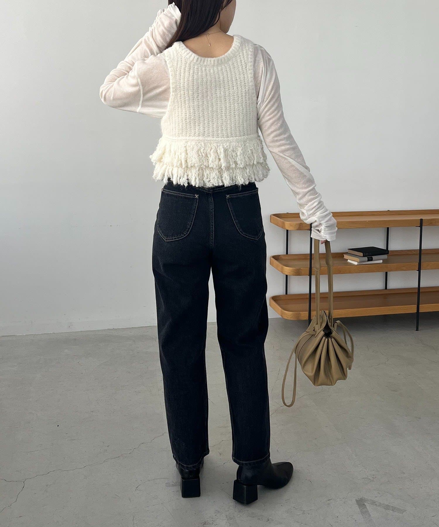 OUTLET(アウトレット) 【CAPRICIEUX LE'MAGE】チュールヤーンベスト