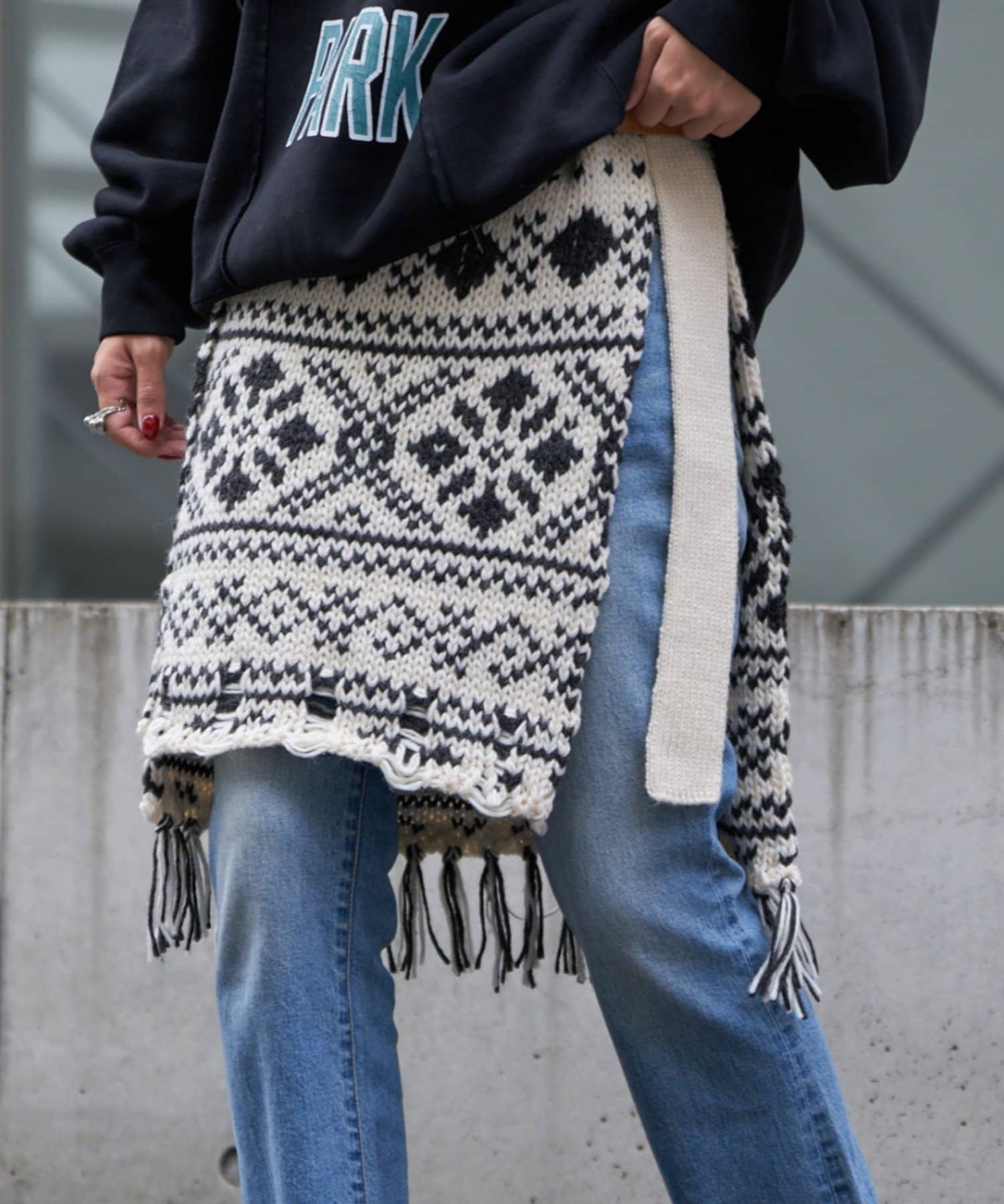 OUTLET(アウトレット) 【CIAOPANIC TYPY】マルチウェイノルディックニット巻きスカート