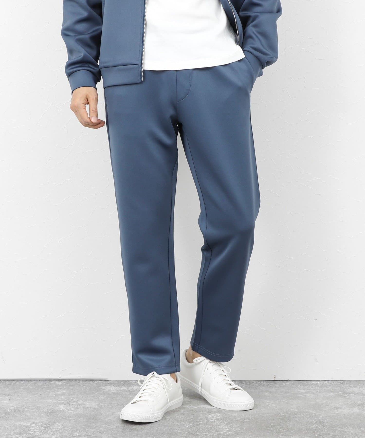 NOLLEY'S(ノーリーズ) 《セットアップ対応》ダブルニットイージーパンツ