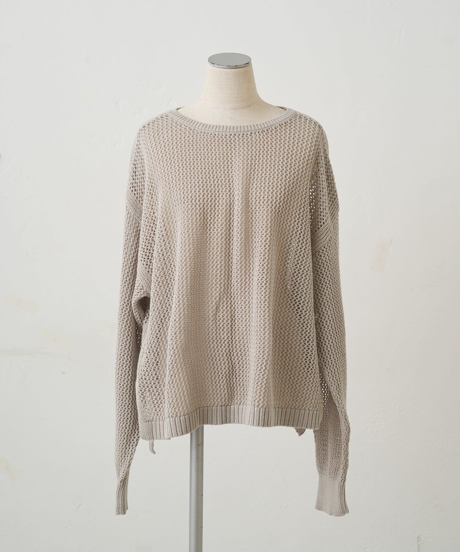 PUAL CE CIN(ピュアルセシン) 【＠sein___000企画】メッシュ編みニットプルオーバー