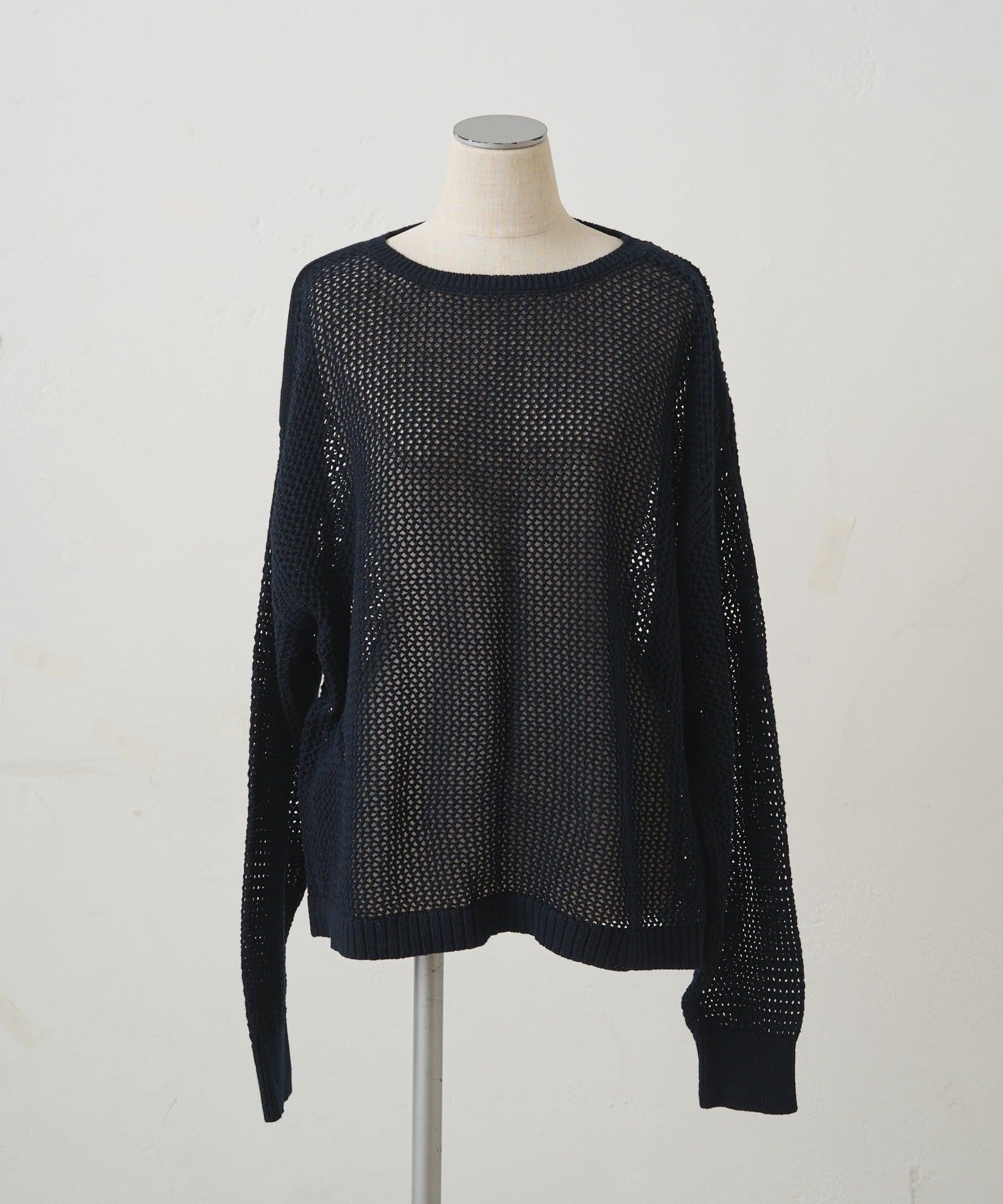 PUAL CE CIN(ピュアルセシン) 【＠sein___000企画】メッシュ編みニットプルオーバー