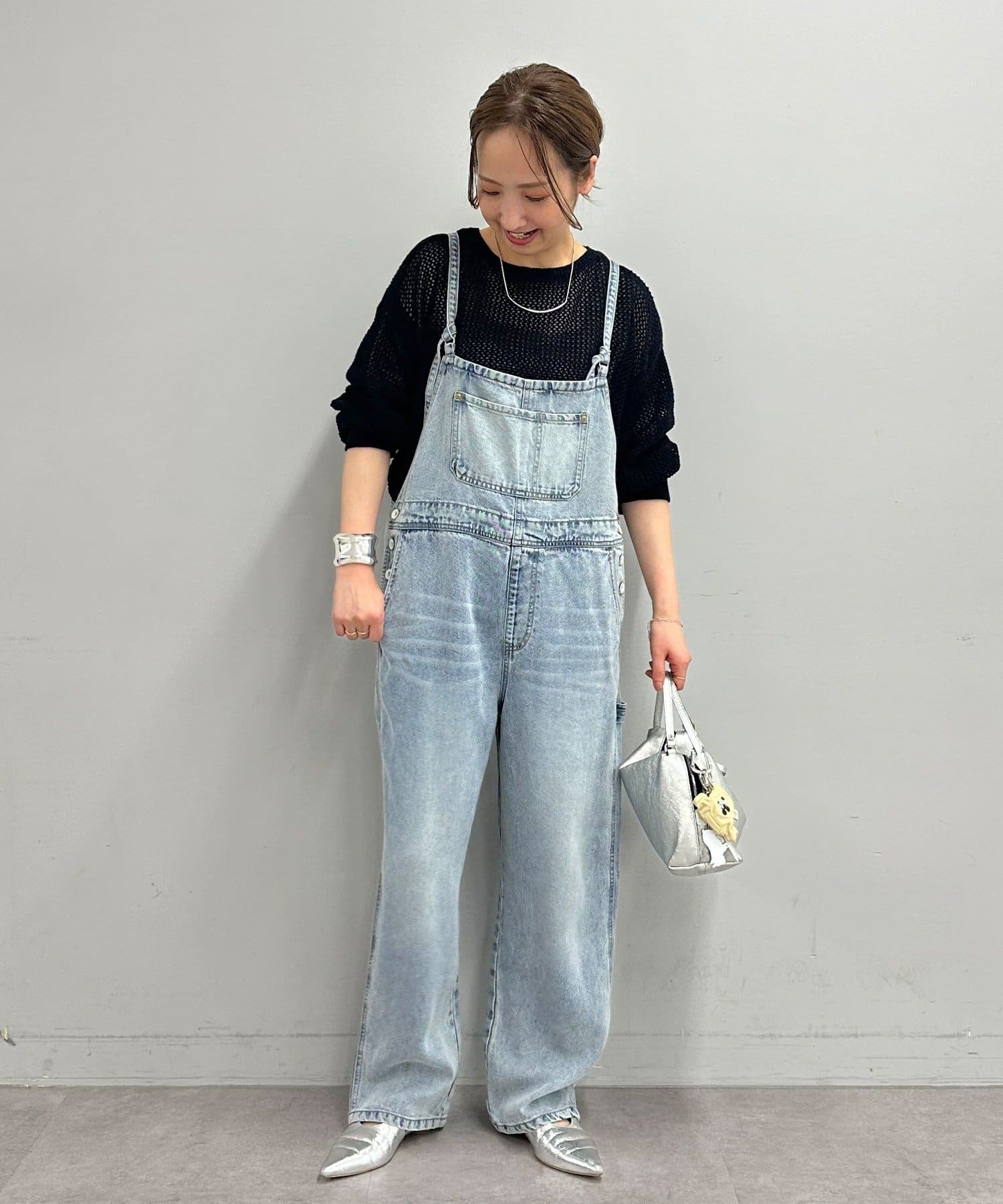 PUAL CE CIN(ピュアルセシン) 【＠sein___000企画】メッシュ編みニットプルオーバー