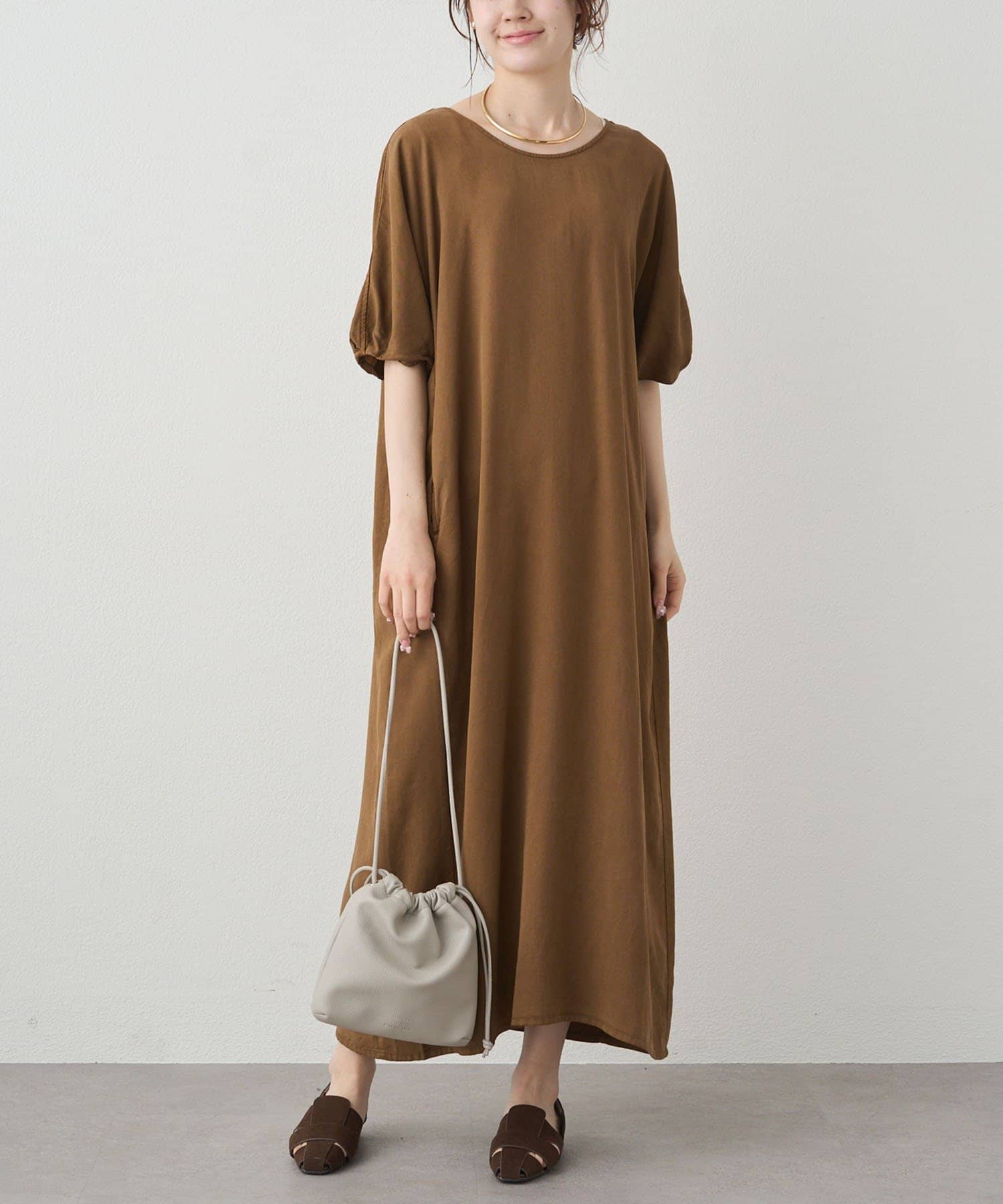 PUAL CE CIN(ピュアルセシン) ソフトシルキー2WAYワンピース