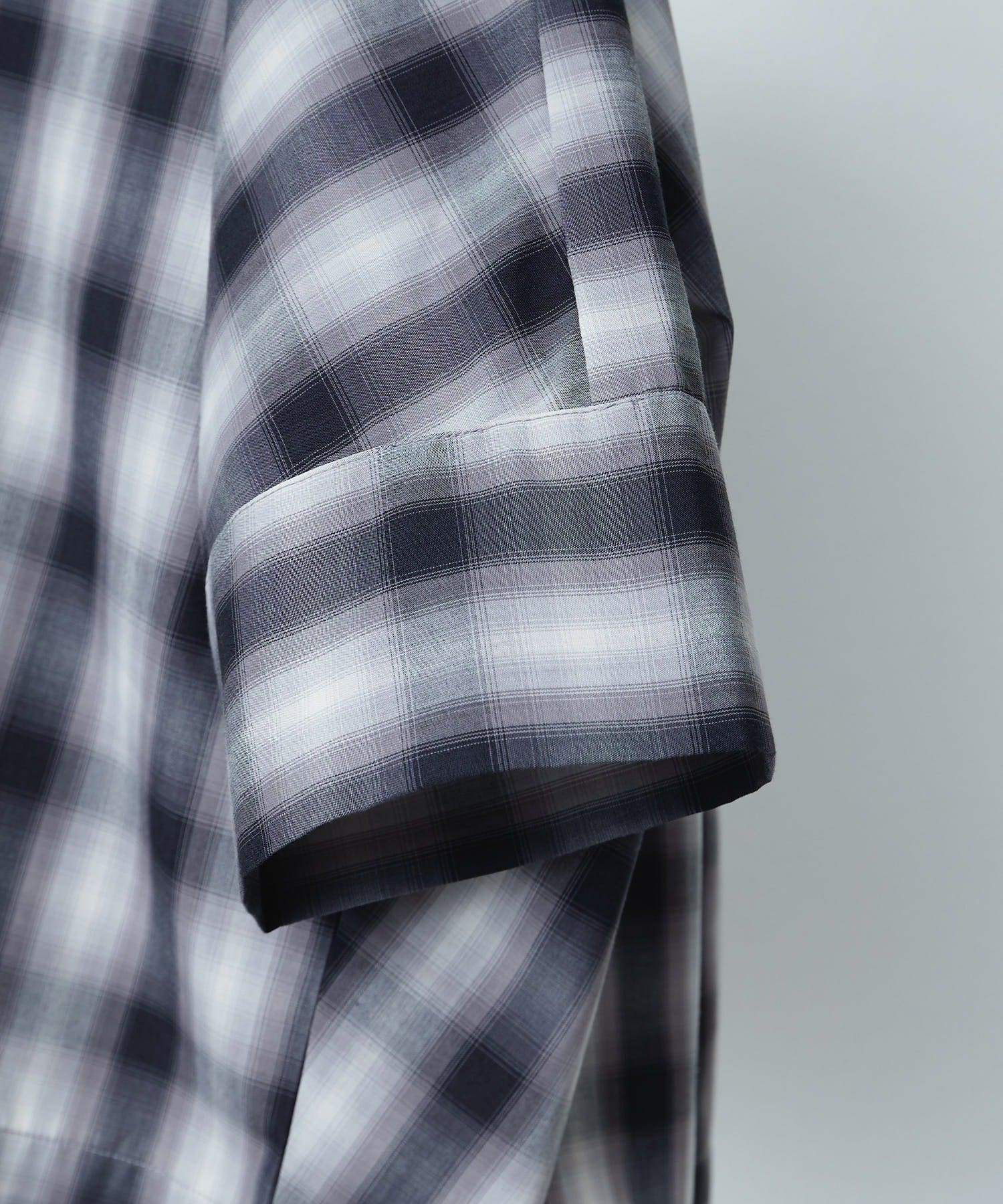 PUAL CE CIN(ピュアルセシン) ロールアップチェックシャツ