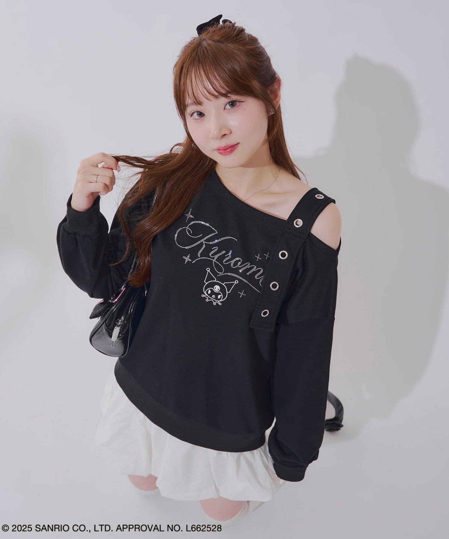 NICE CLAUP / OLIVE des OLIVE OUTLET(ナイスクラップ  / オリーブ デ オリーブ アウトレット) 【サンリオキャラクターズ】ワンショルトレーナー