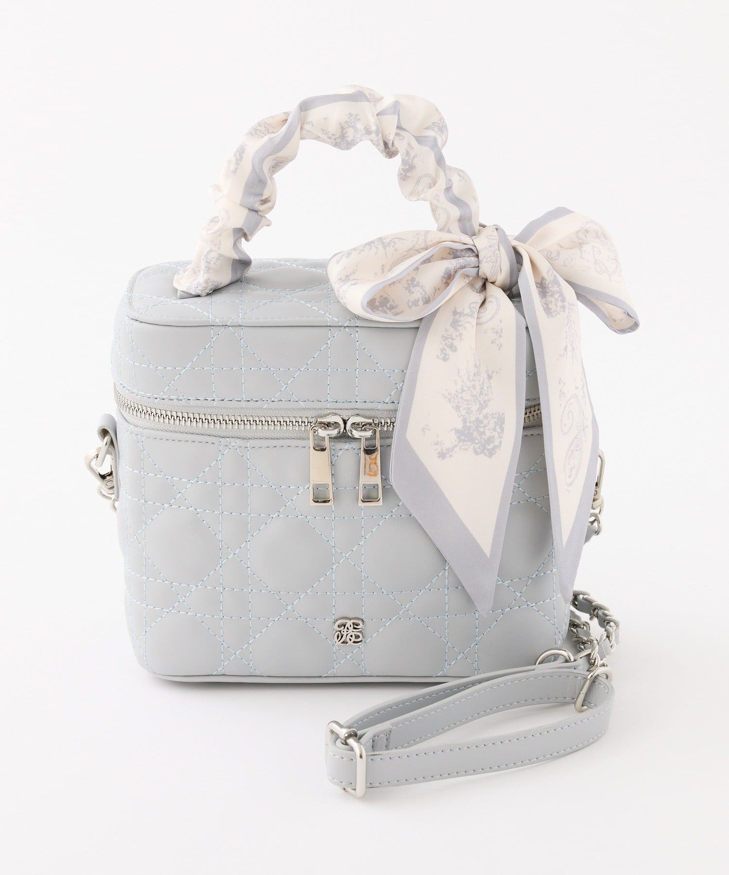 one after another NICE CLAUP(ワンアフターアナザー ナイスクラップ) ギャザーリボンハンドルバニティバッグ