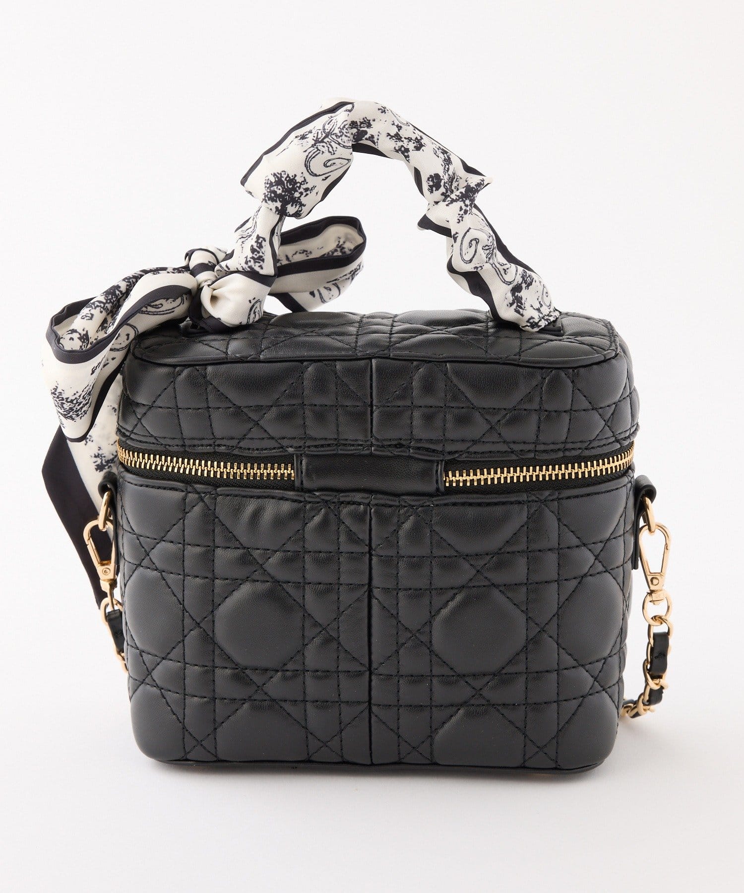 one after another NICE CLAUP(ワンアフターアナザー ナイスクラップ) ギャザーリボンハンドルバニティバッグ