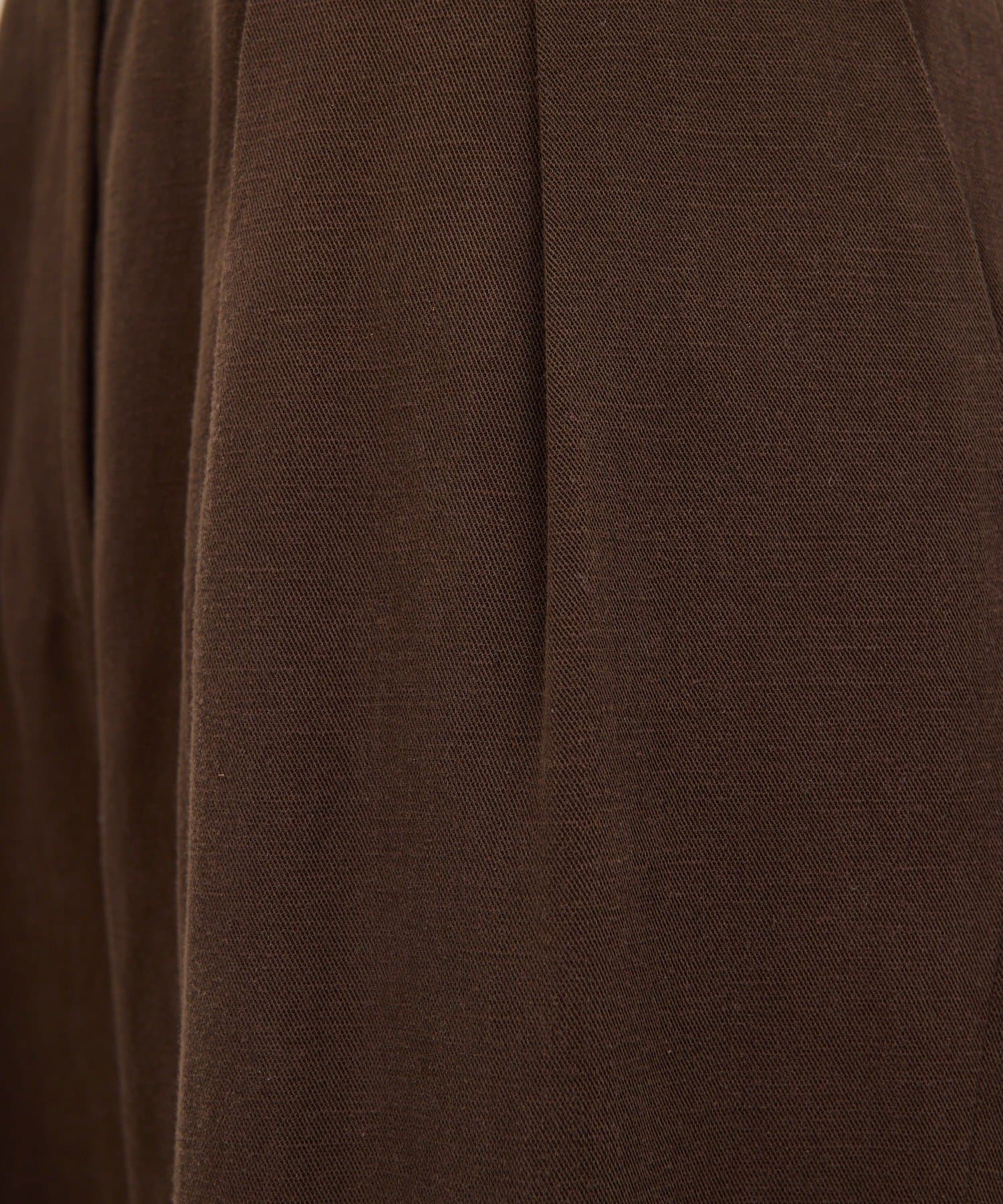 GALLARDAGALANTE(ガリャルダガランテ) リネンダブルタックパンツ