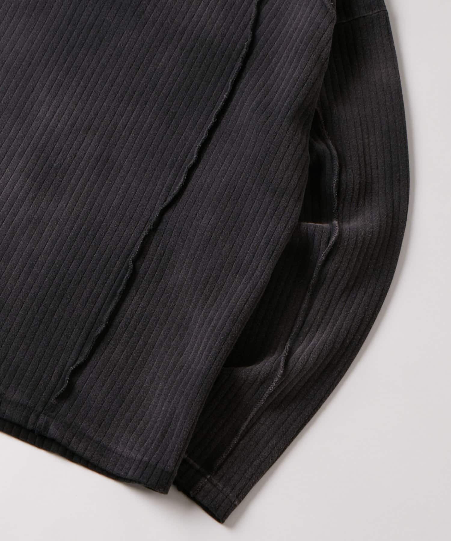 WHO’S WHO gallery(フーズフーギャラリー) 【Sourcream】針抜きヘンリースイッチングL/S TEE