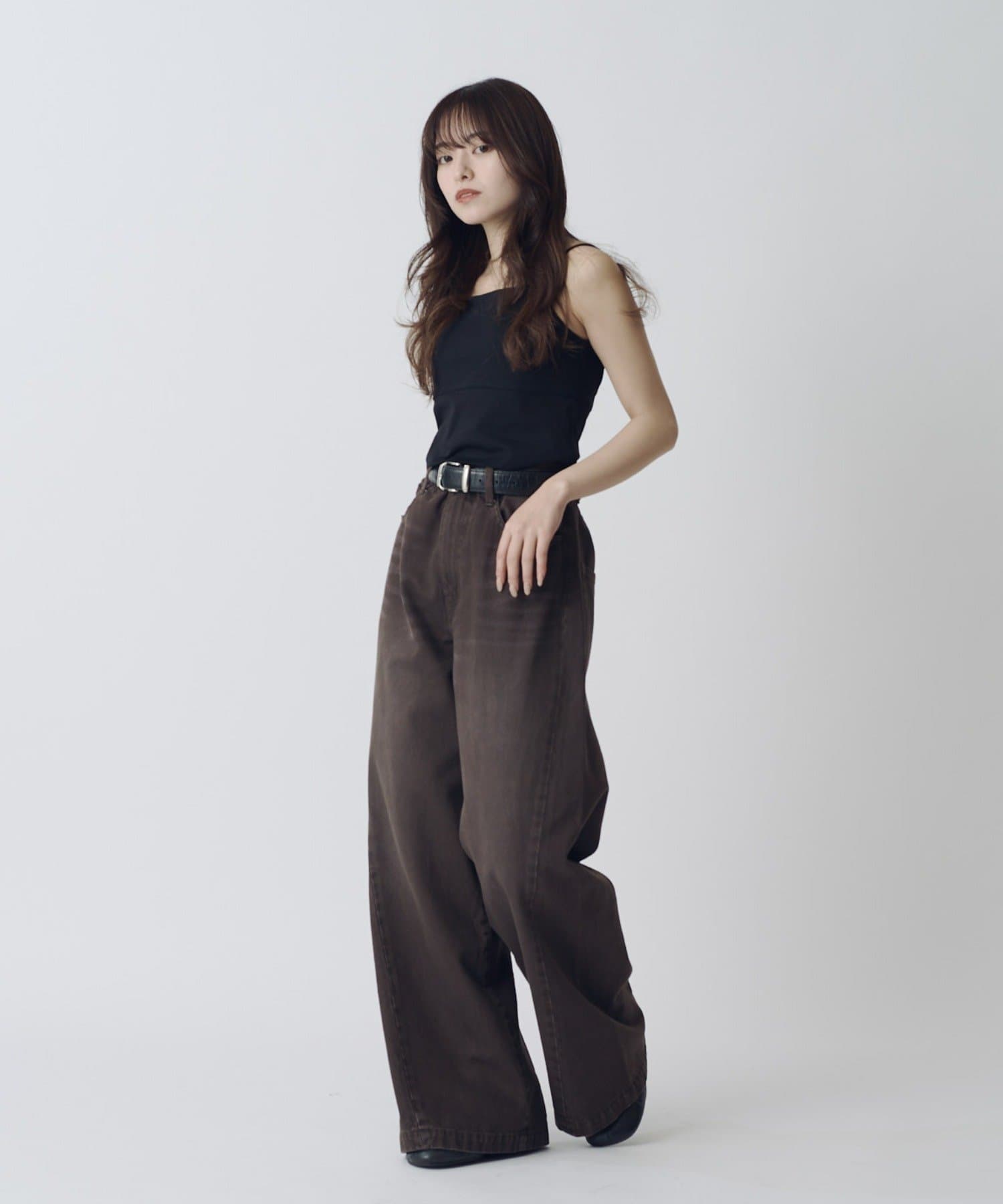 Lui's(ルイス) ワイドフィットデニムパンツ