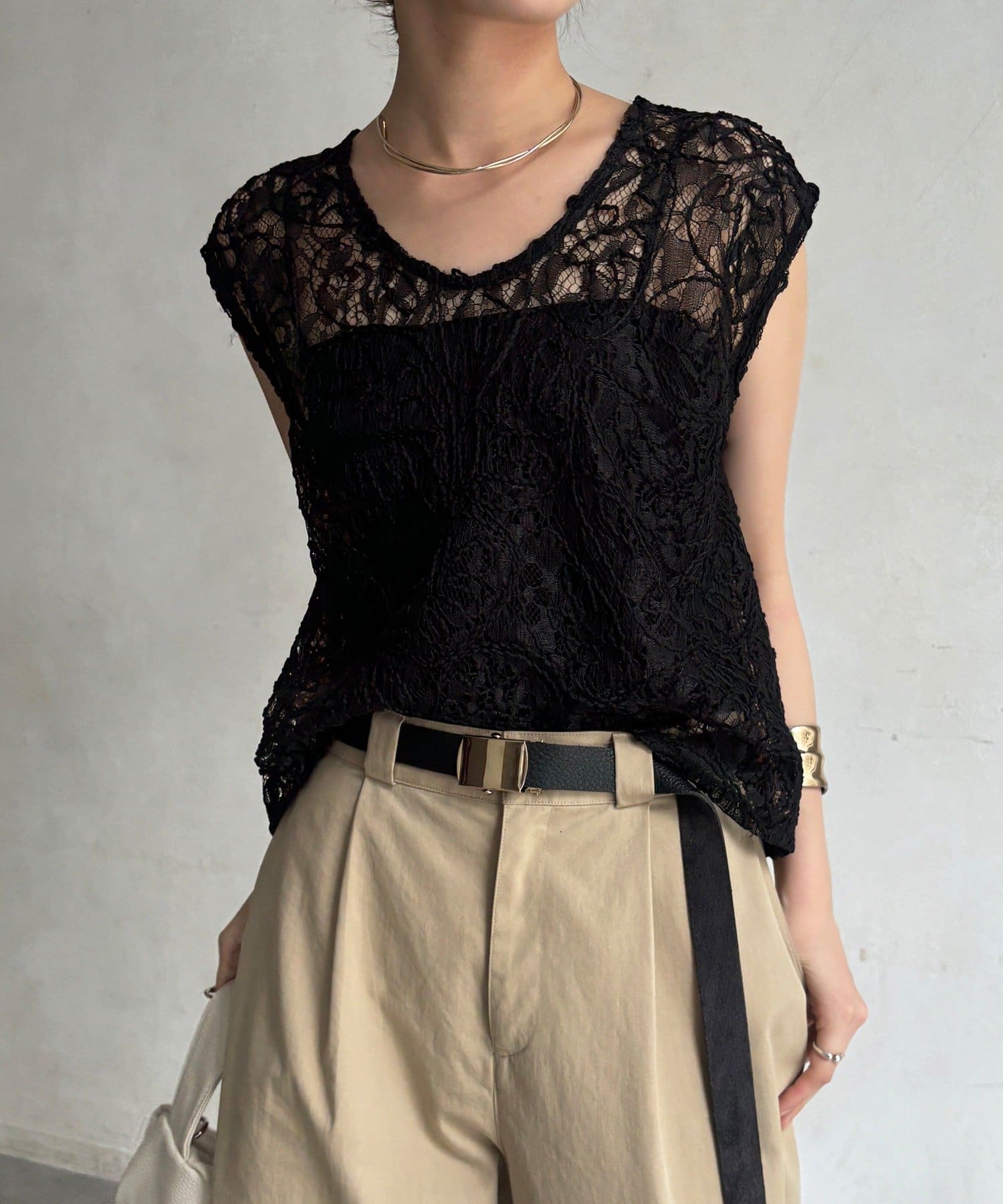 DOUDOU(ドゥドゥ) 【WEB限定】前後2WAYレースベスト