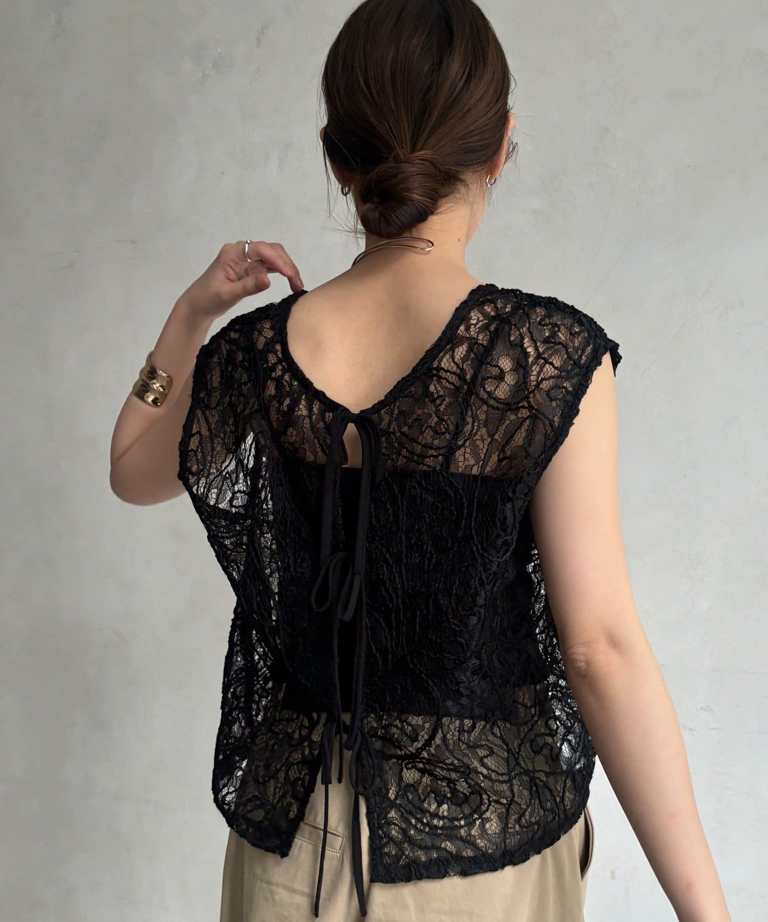 DOUDOU(ドゥドゥ) 【WEB限定】前後2WAYレースベスト