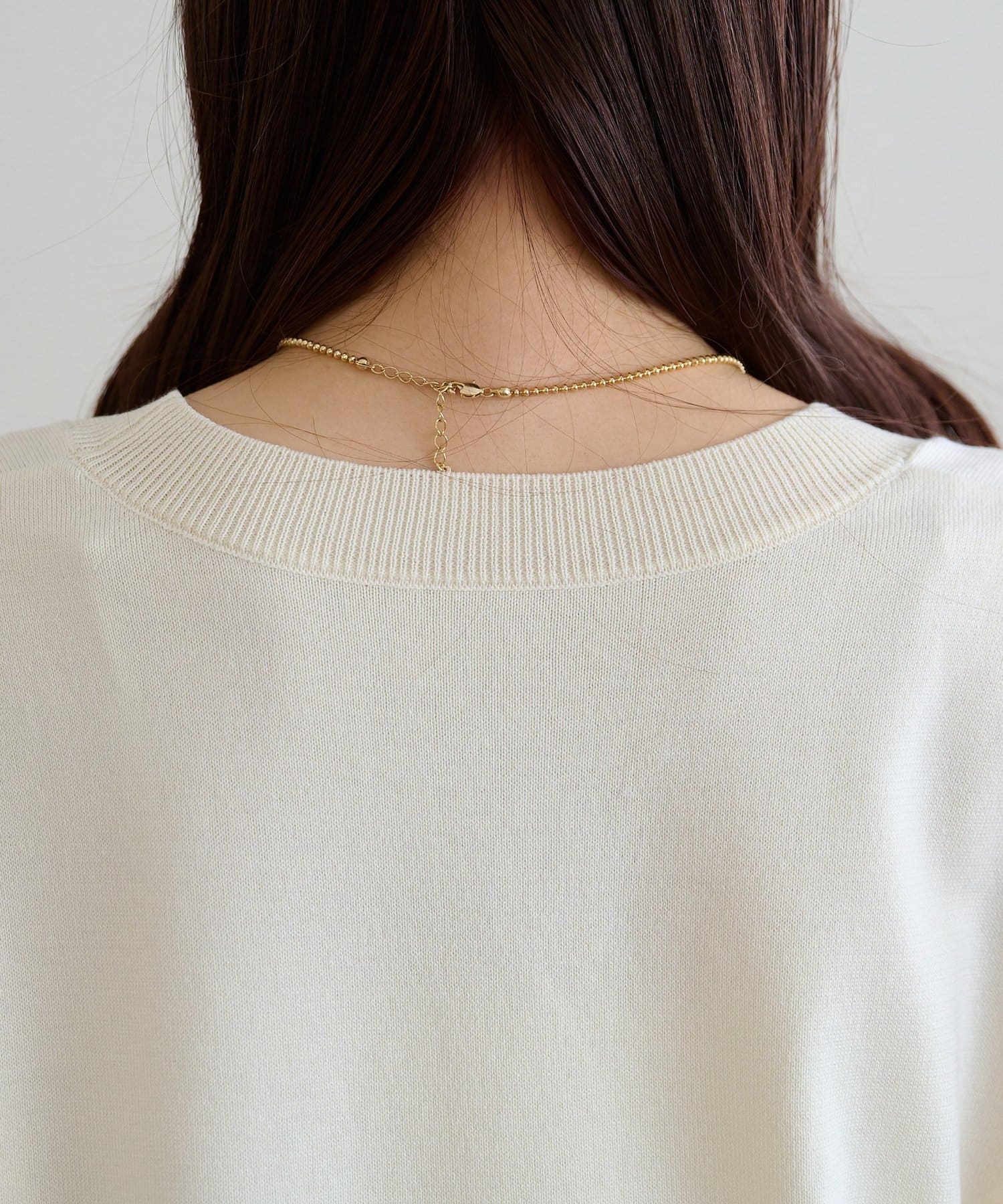 DISCOAT(ディスコート) 裾フリル深Vフレンチ