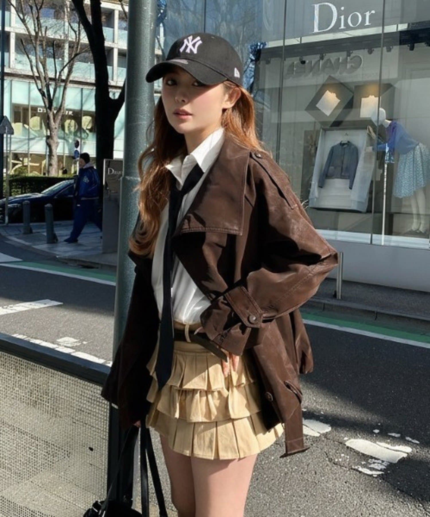 RAY CASSIN(レイカズン) スタンドショートトレンチコート