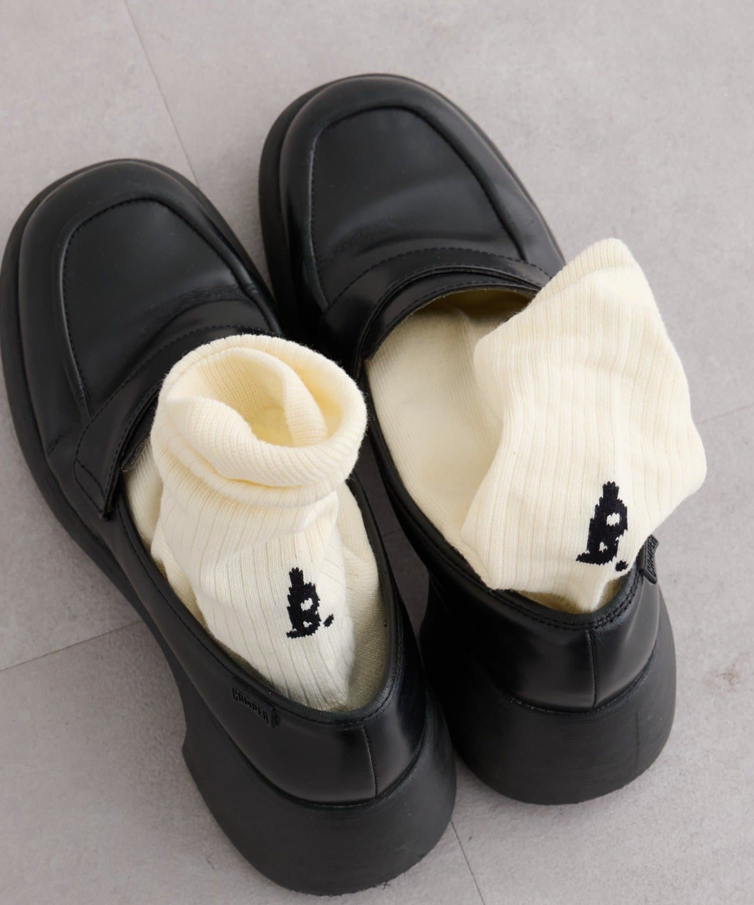 Kastane(カスタネ) 【6色展開/M.Lサイズ展開/ユニセックス】B ロゴソックス